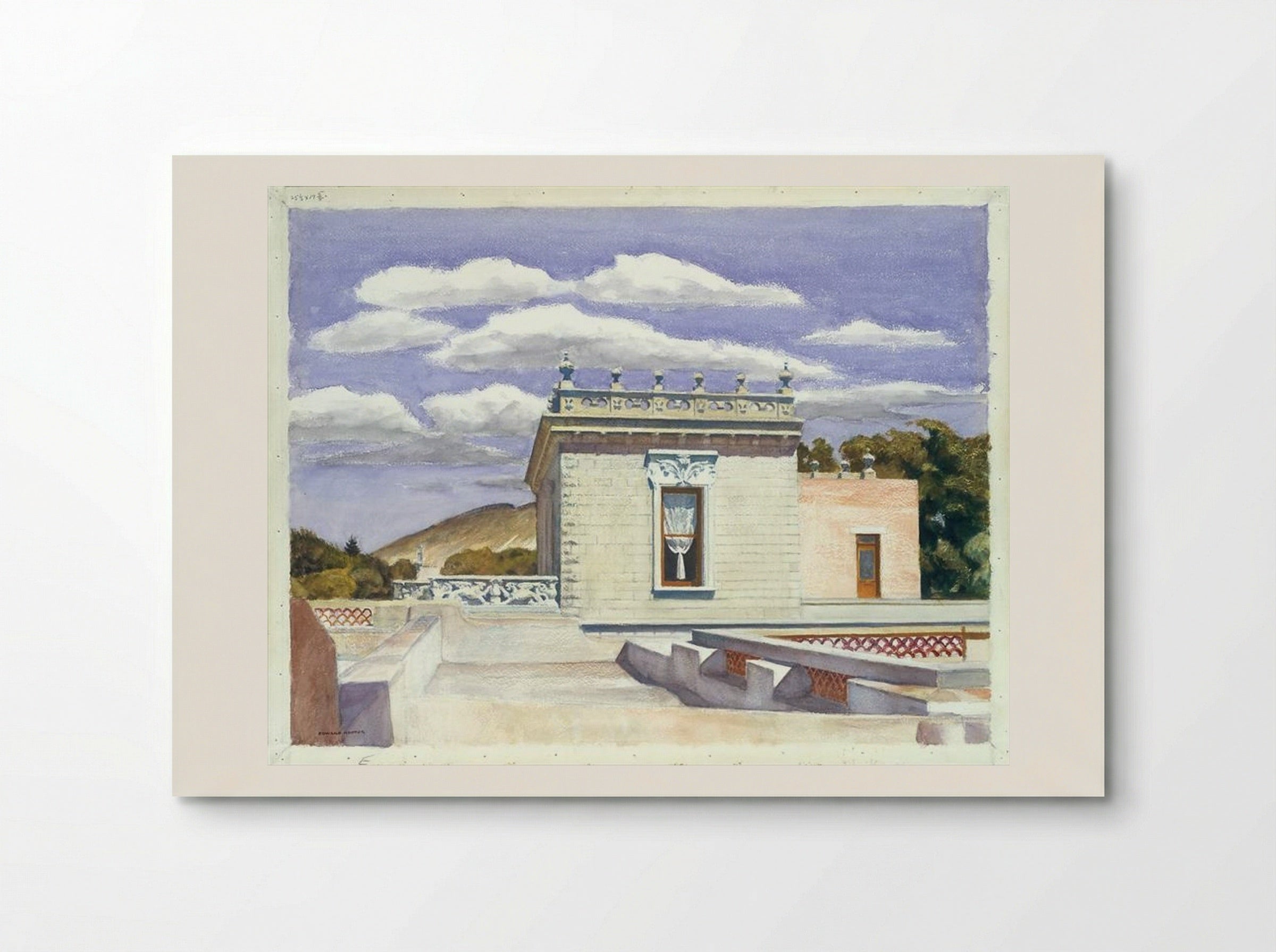Saltillo Mansion - Edward Hopper - Poster