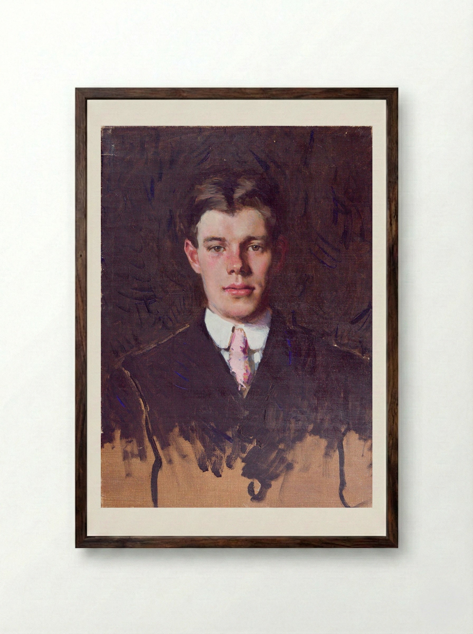 Sam Warren - Denman Waldo Ross - Framed Print Dark Wood