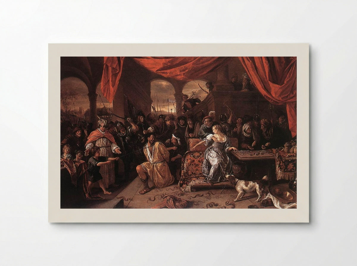 Samson and Delilah - Jan Steen - Poster
