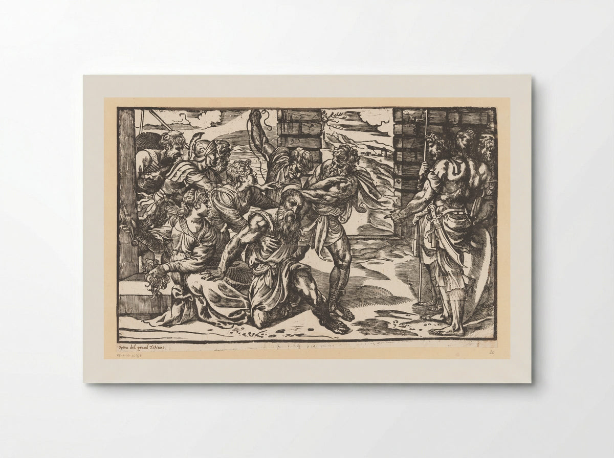 Samson and Delilah - Titian - Poster