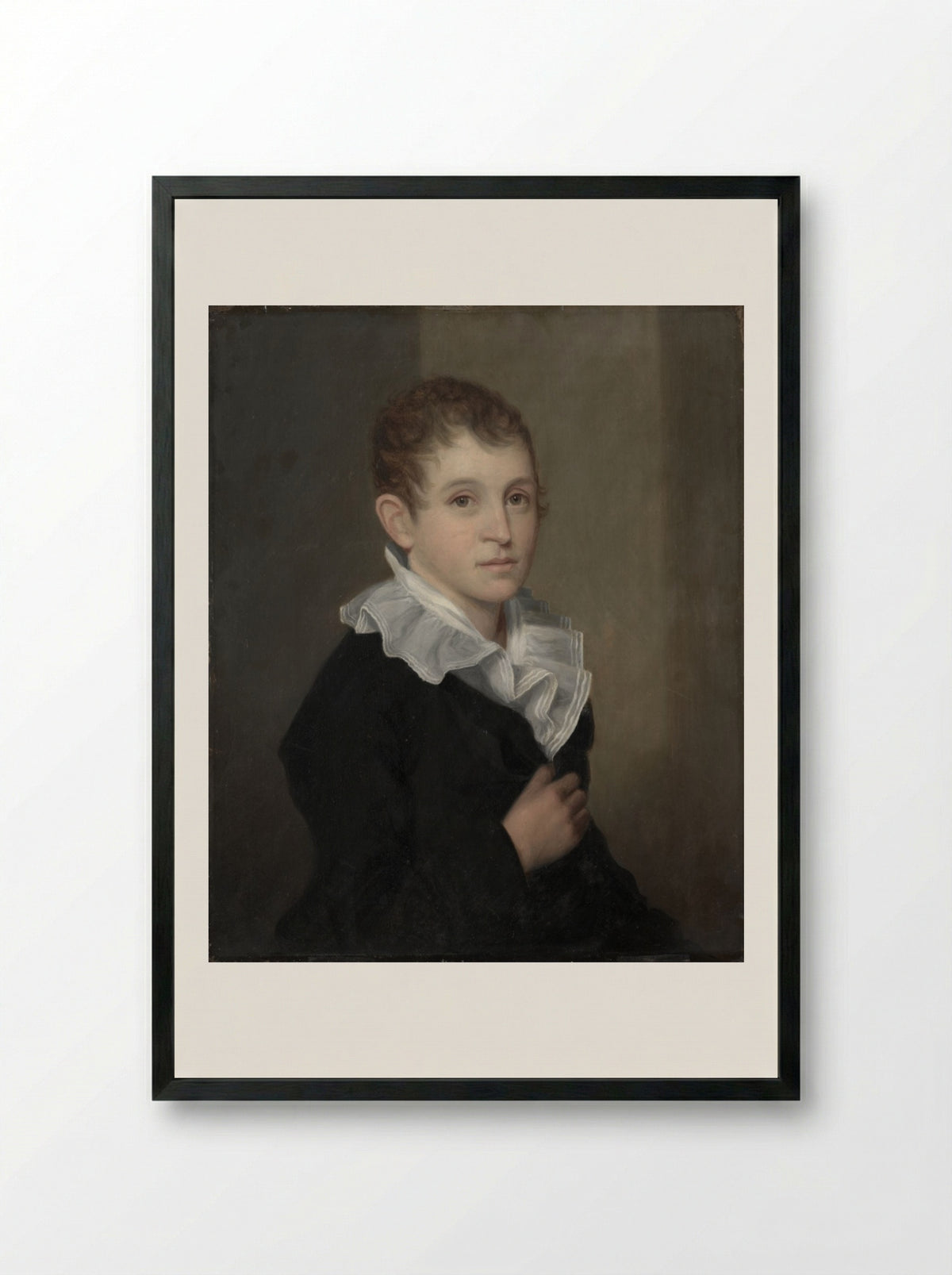 Samuel Barber Clark - James Frothingham - Framed Print Black
