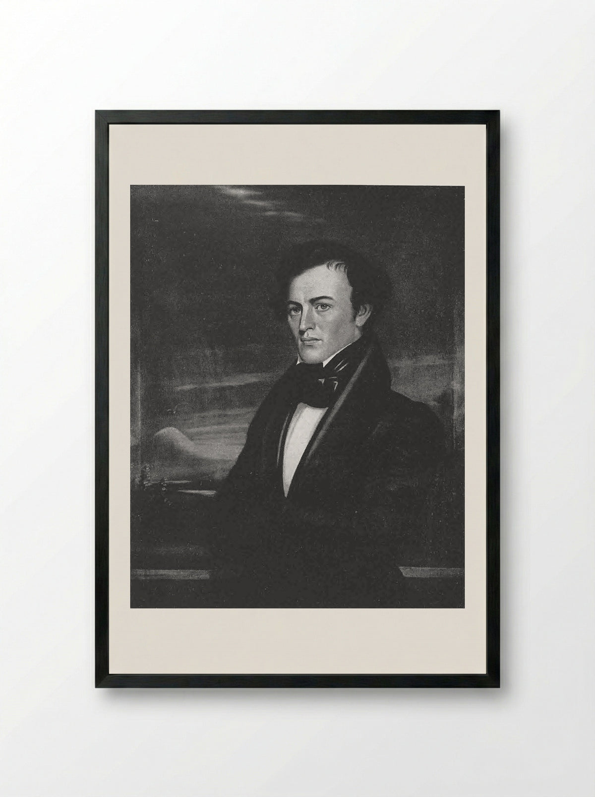 Samuel Bullitt Churchill - George Caleb Bingham - Framed Print Black