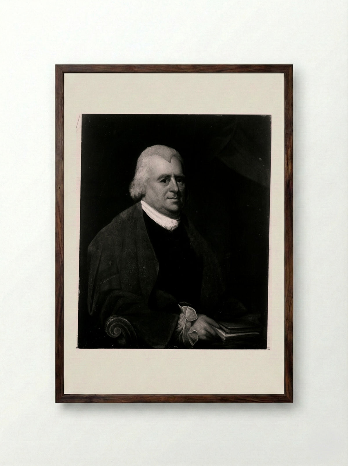 Samuel Dexter (1726-1810) - James Frothingham - Framed Print Dark Wood