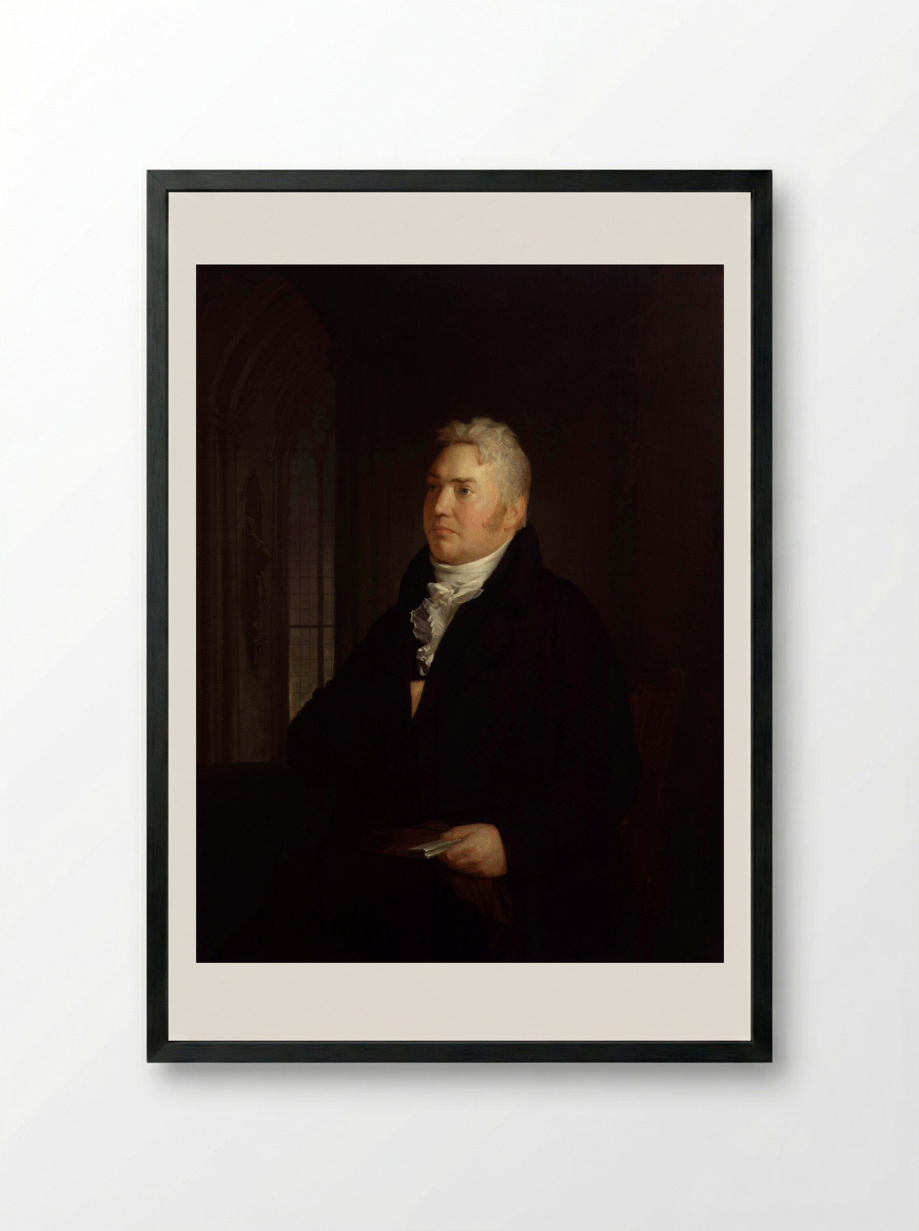 Samuel Taylor Coleridge - Washington Allston - Framed Print Black