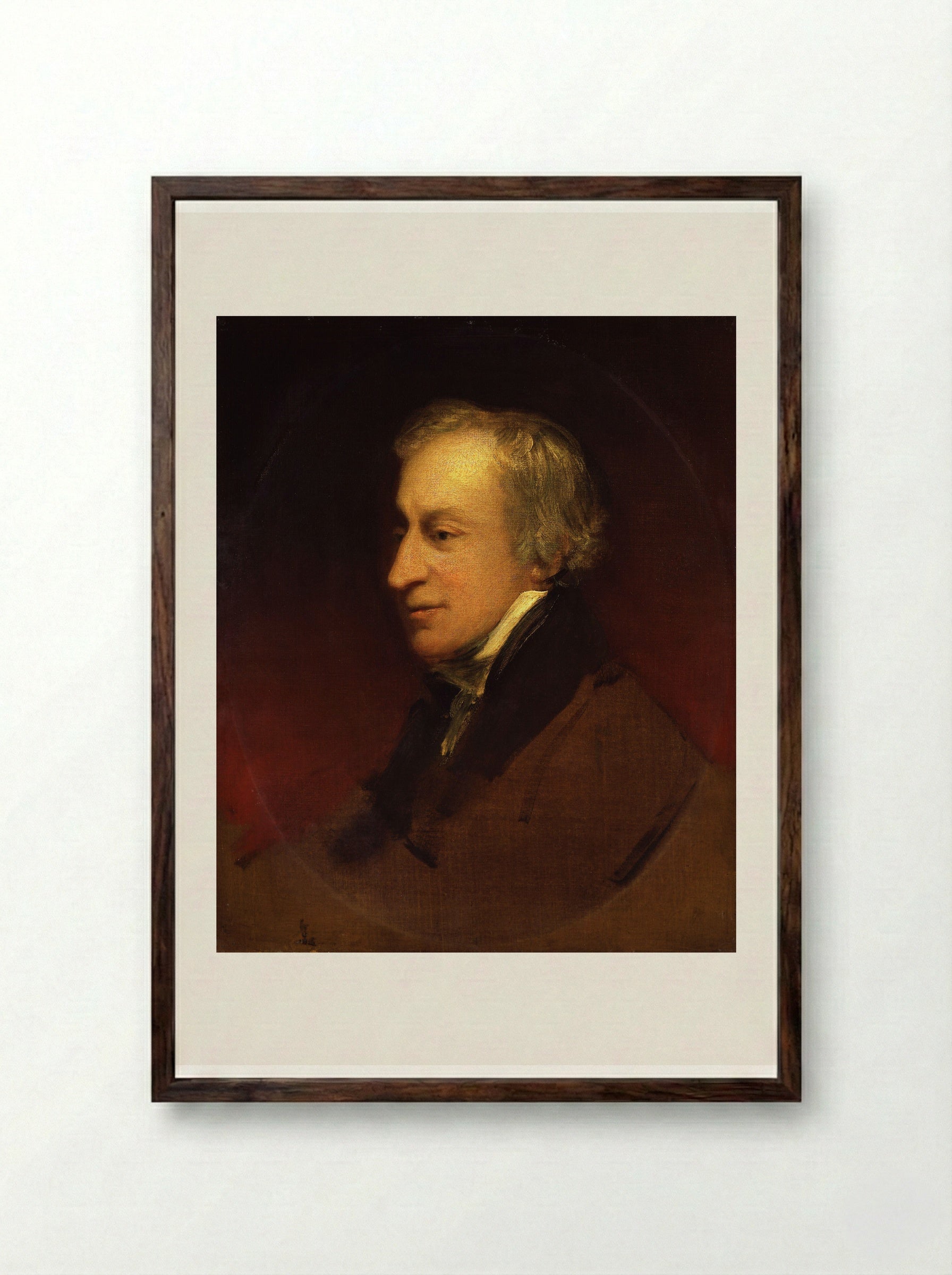 Samuel Wesley - John Jackson - Framed Print Dark Wood