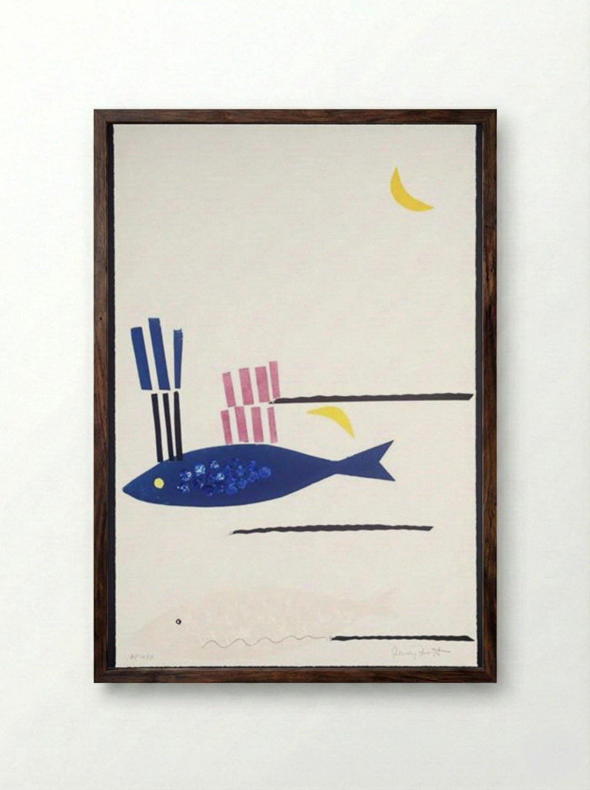 San Raphael (Córdoba) - Terry Frost - Framed Print Dark Wood