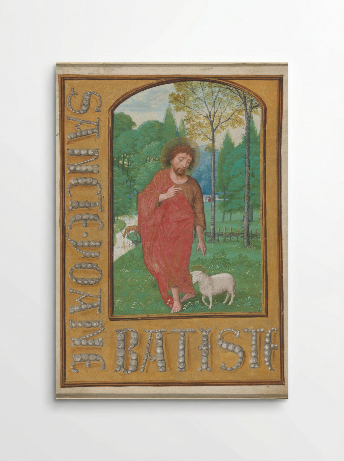 Sancte Joane Batiste - Simon Bening - Poster