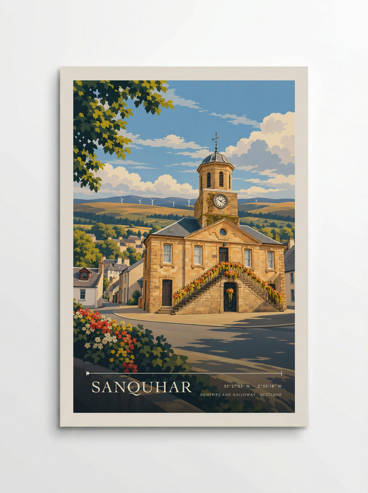 Sanquhar, Dumfries and Galloway | Travel Poster - Poster