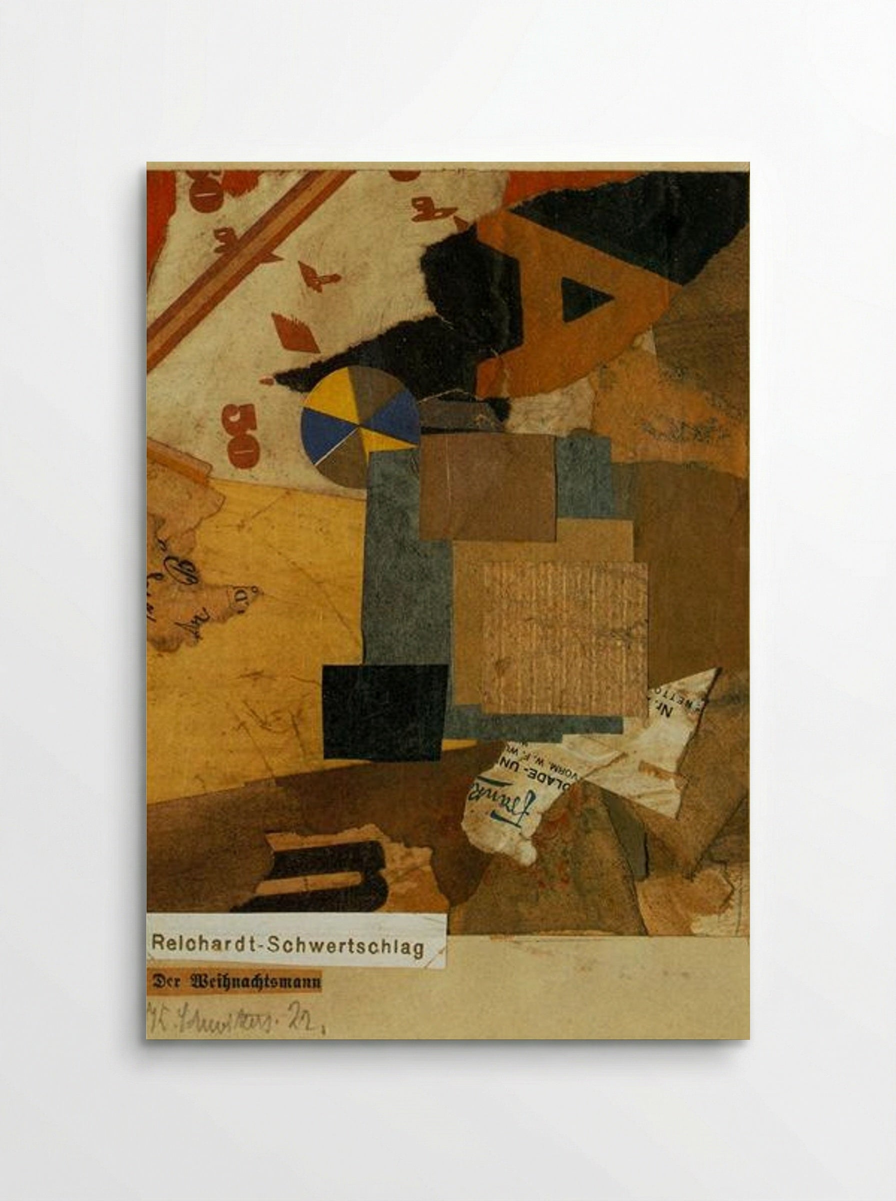 Santa Claus (Der Weihnachtsmann) - Kurt Schwitters - Poster