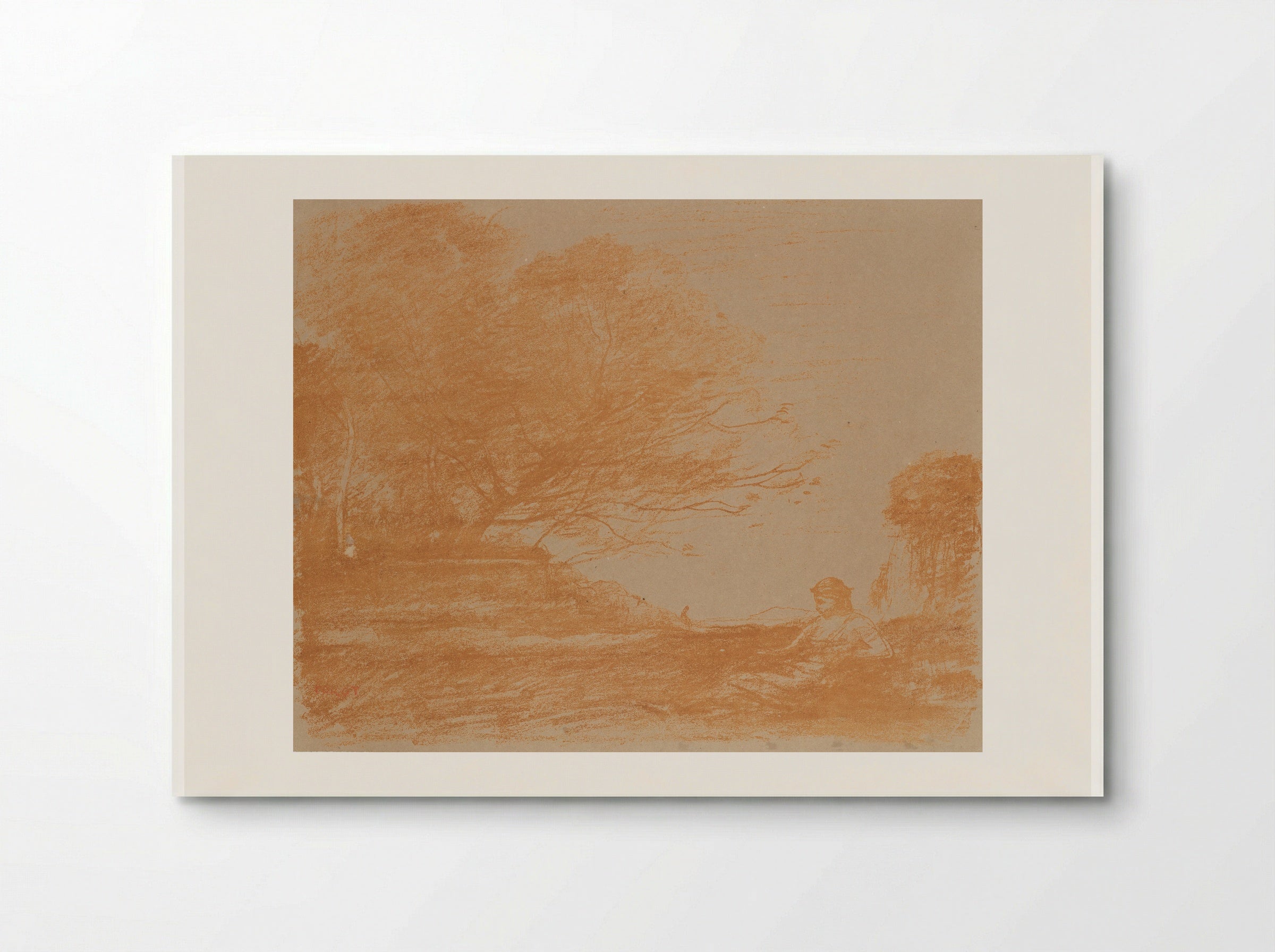 Sappho - Jean-Baptiste-Camille Corot - Poster