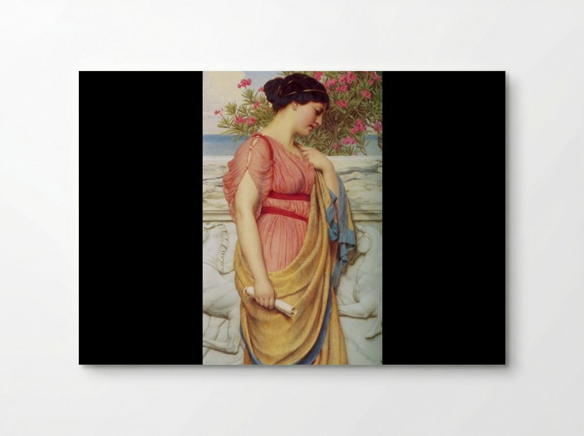 Sappho - John William Godward - Poster