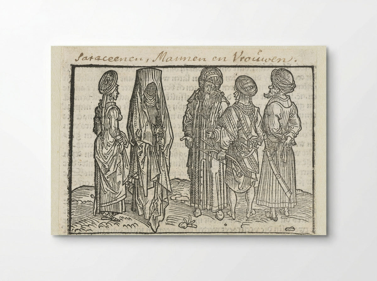 Saracenen (Men and Women) - Erhard Reuwich - Poster