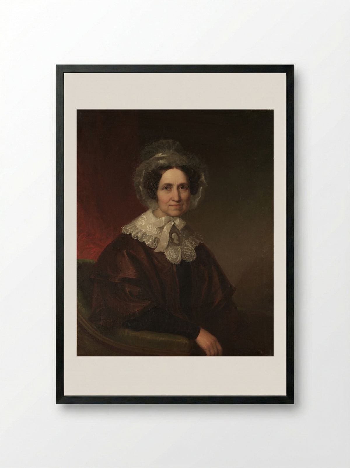 Sarah Eliot Scoville - Asher B. Durand - Framed Print Black