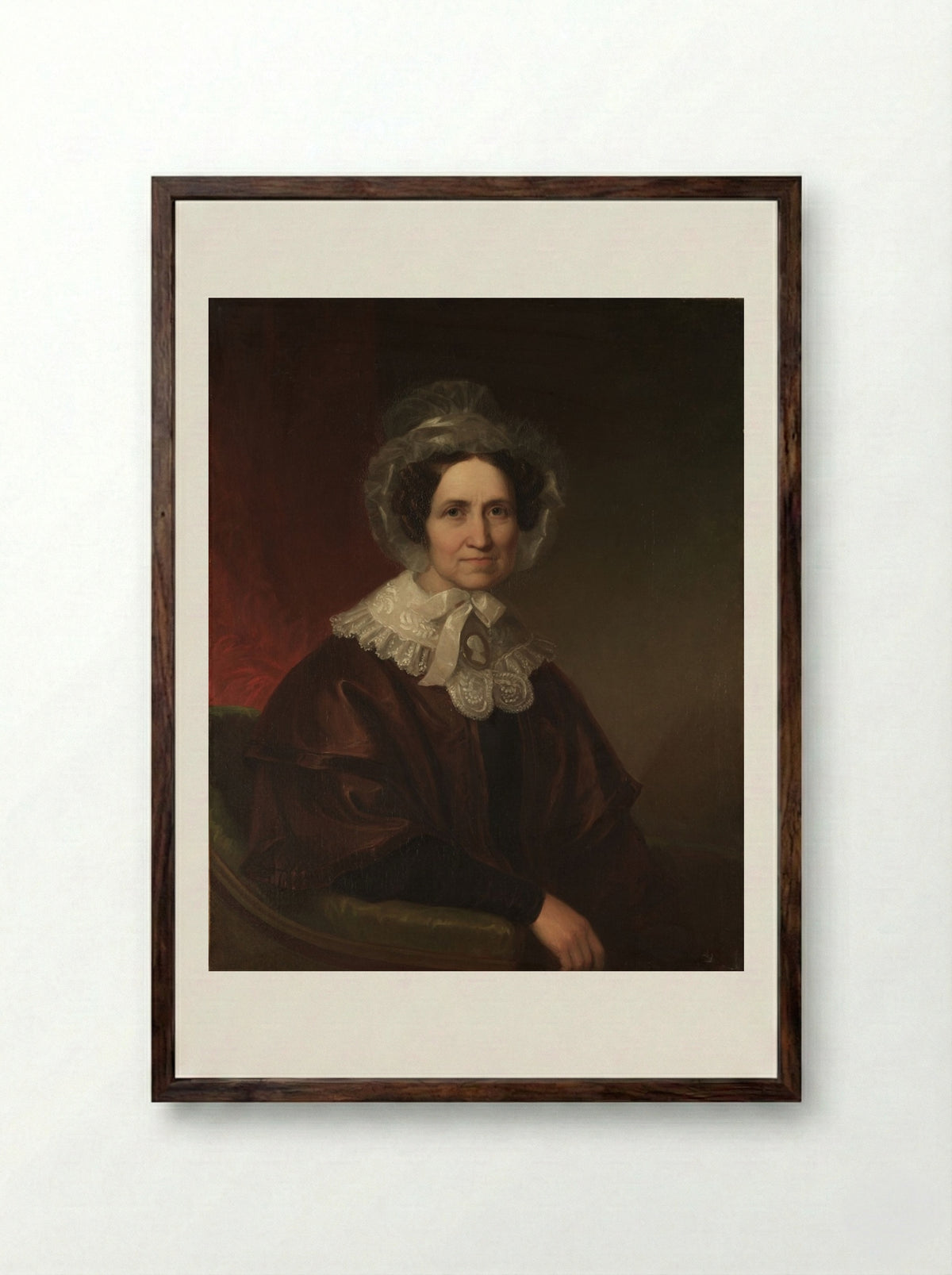 Sarah Eliot Scoville - Asher B. Durand - Framed Print Dark Wood