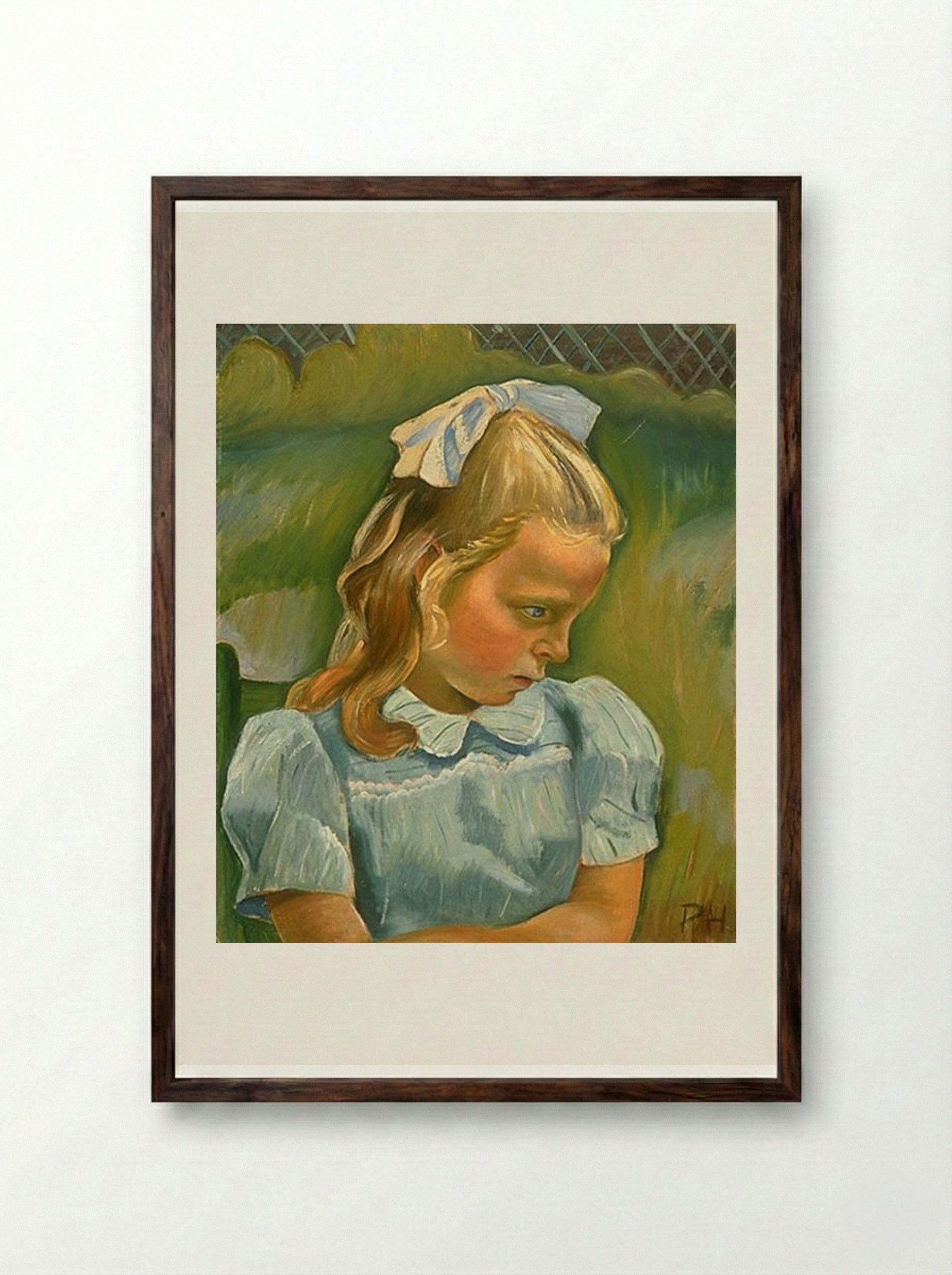 Sarah Eliot - Prudence Heward - Framed Print Dark Wood