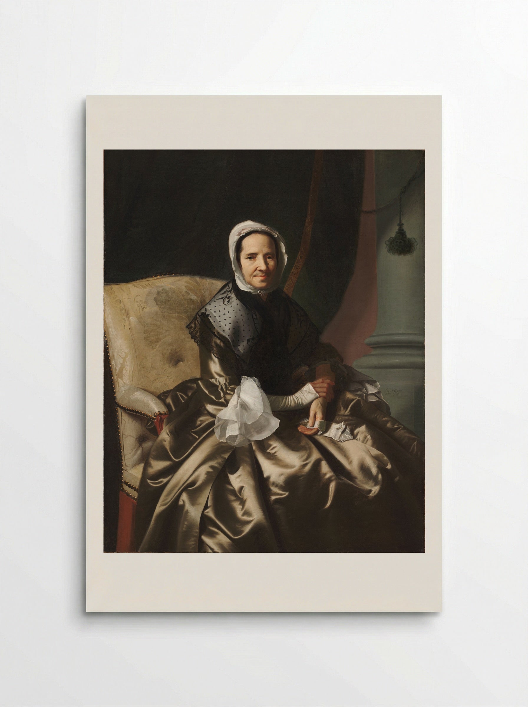 Sarah Morecock Boylston (Mrs. Thomas Boylston) - John Singleton Copley - Poster