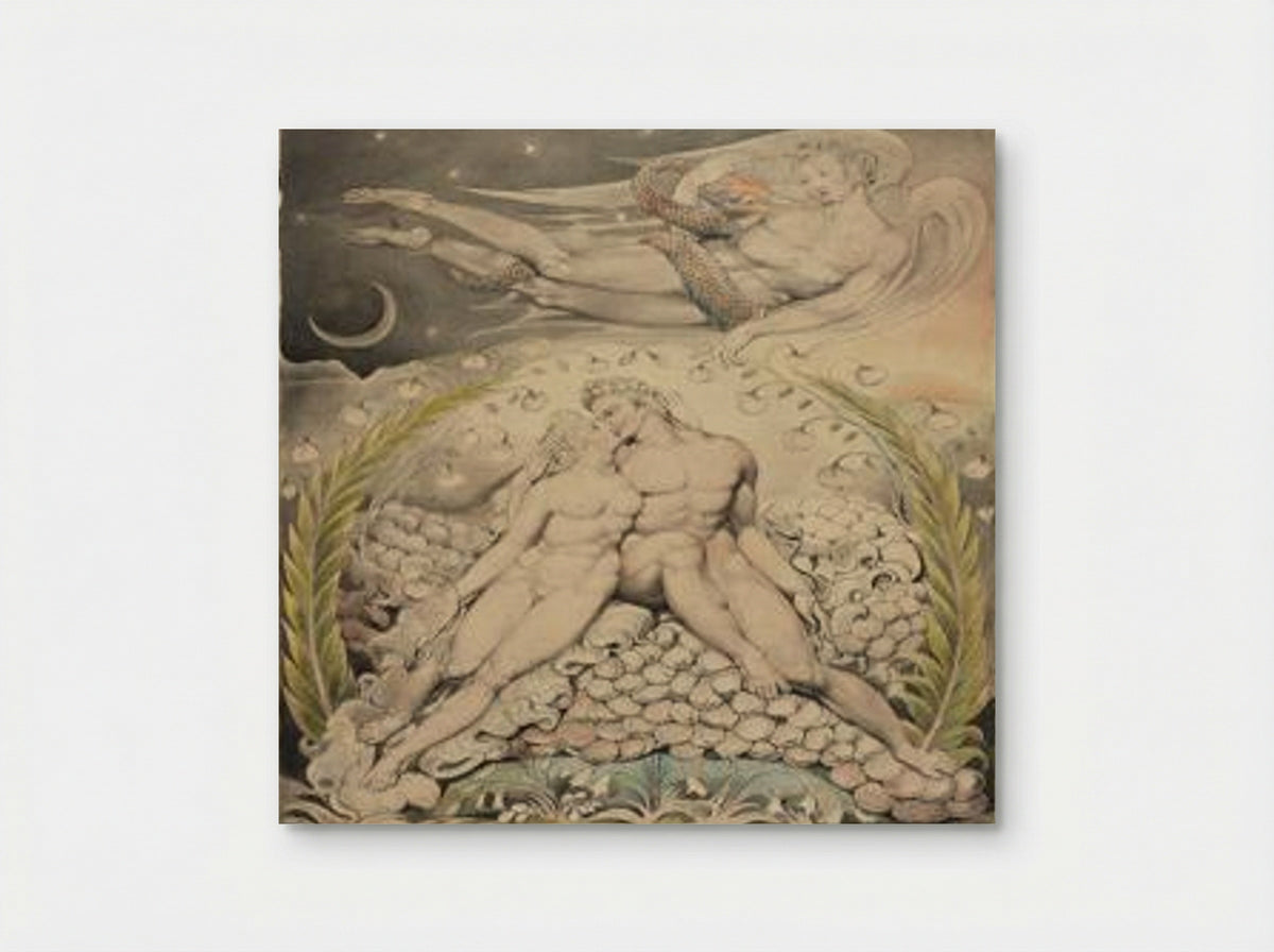 Satan Watching the Endearments of Adam and Eve - William Blake - Poster