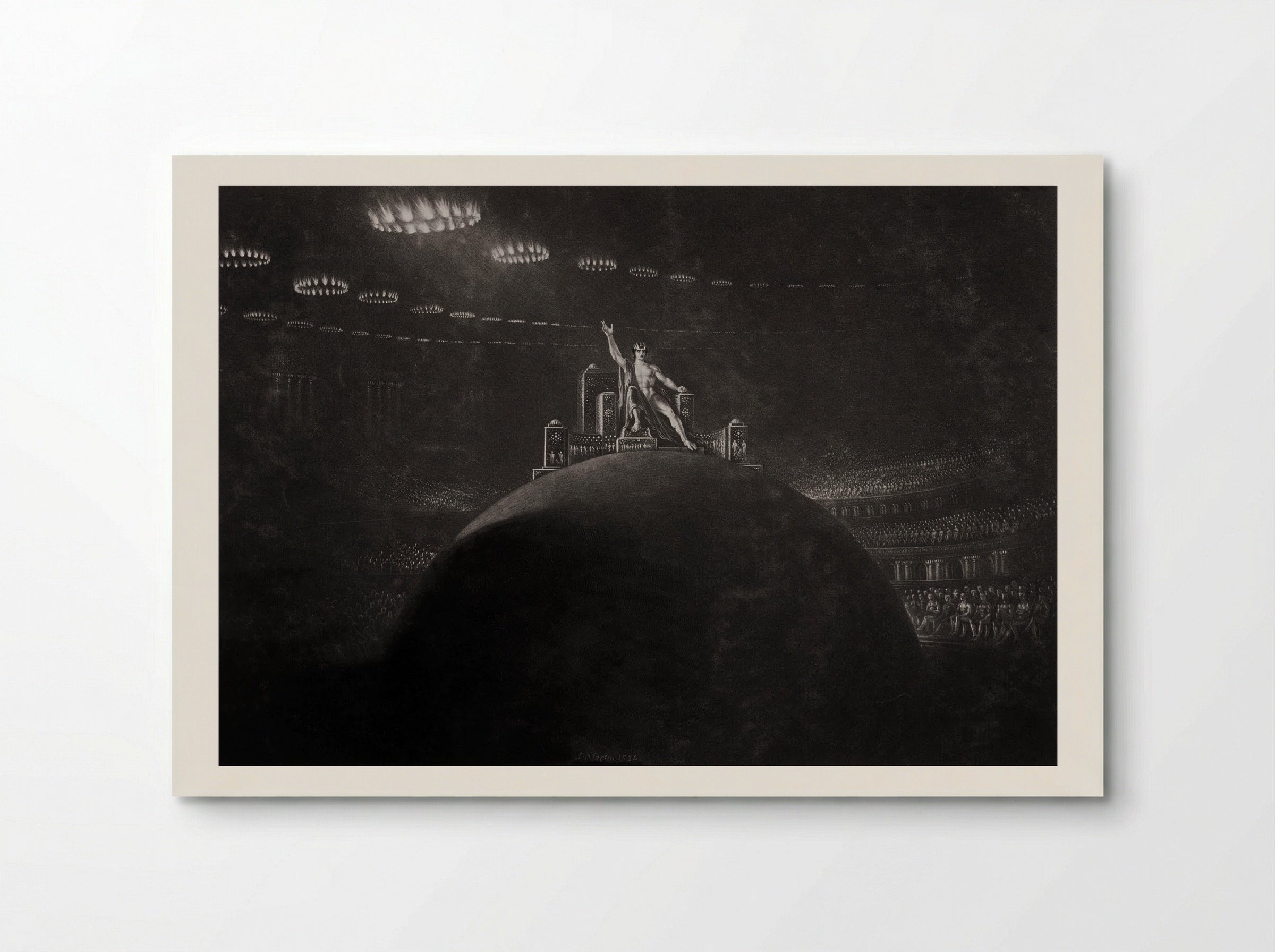 Satan in Council - John Martin - Poster