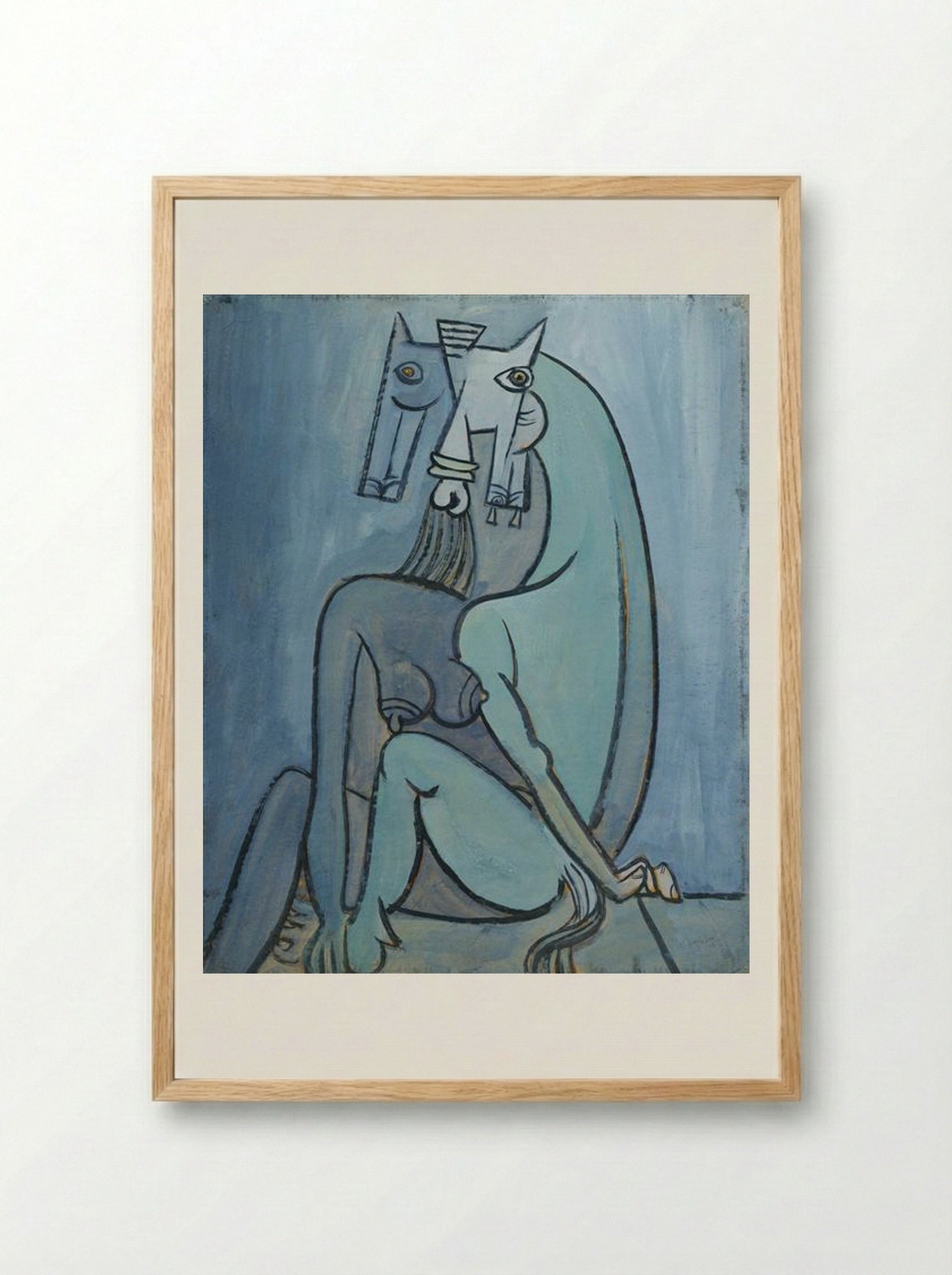 Satan - Wifredo Lam - Framed Print Wood