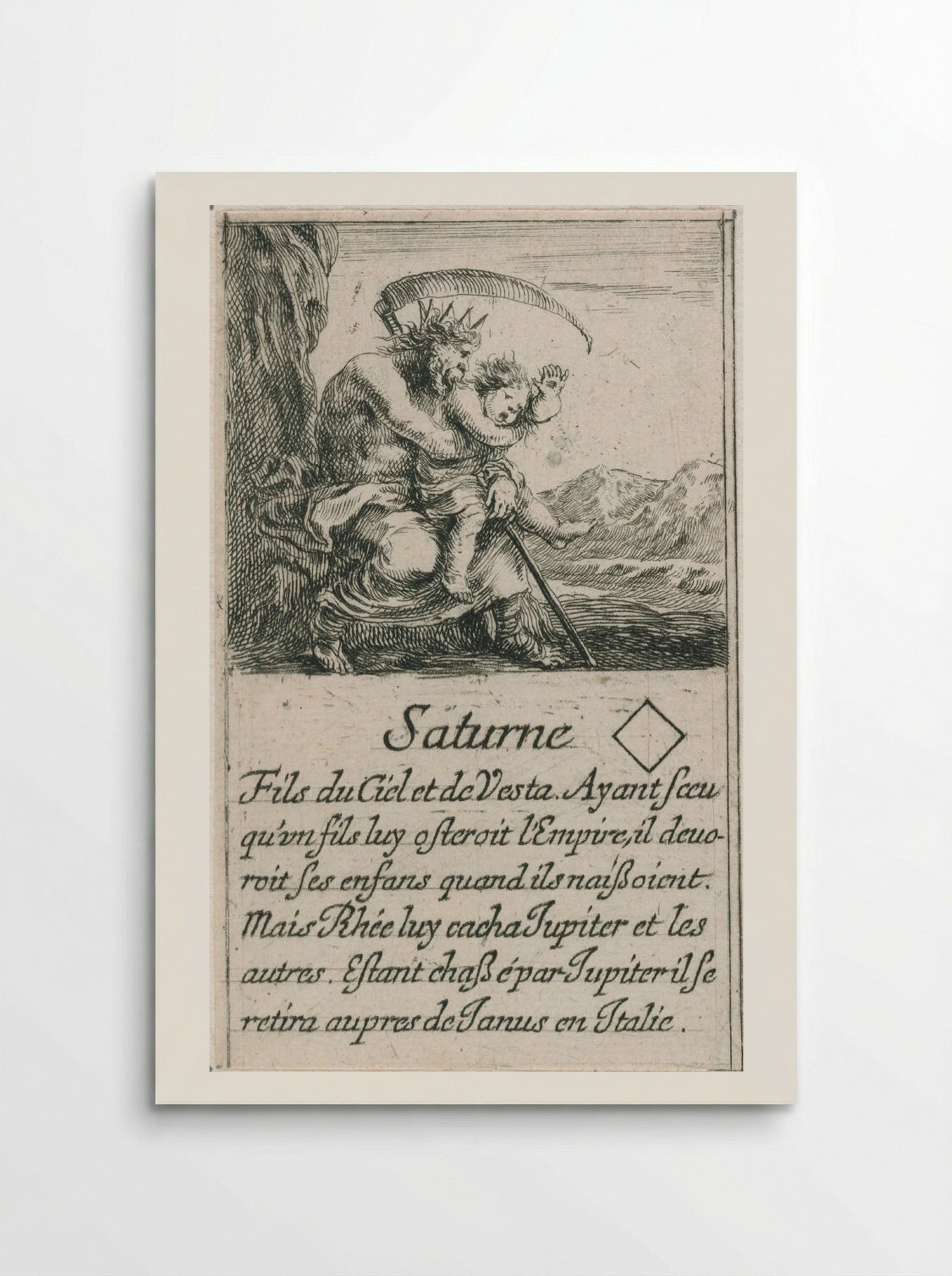 Saturn - Stefano Della Bella - Poster