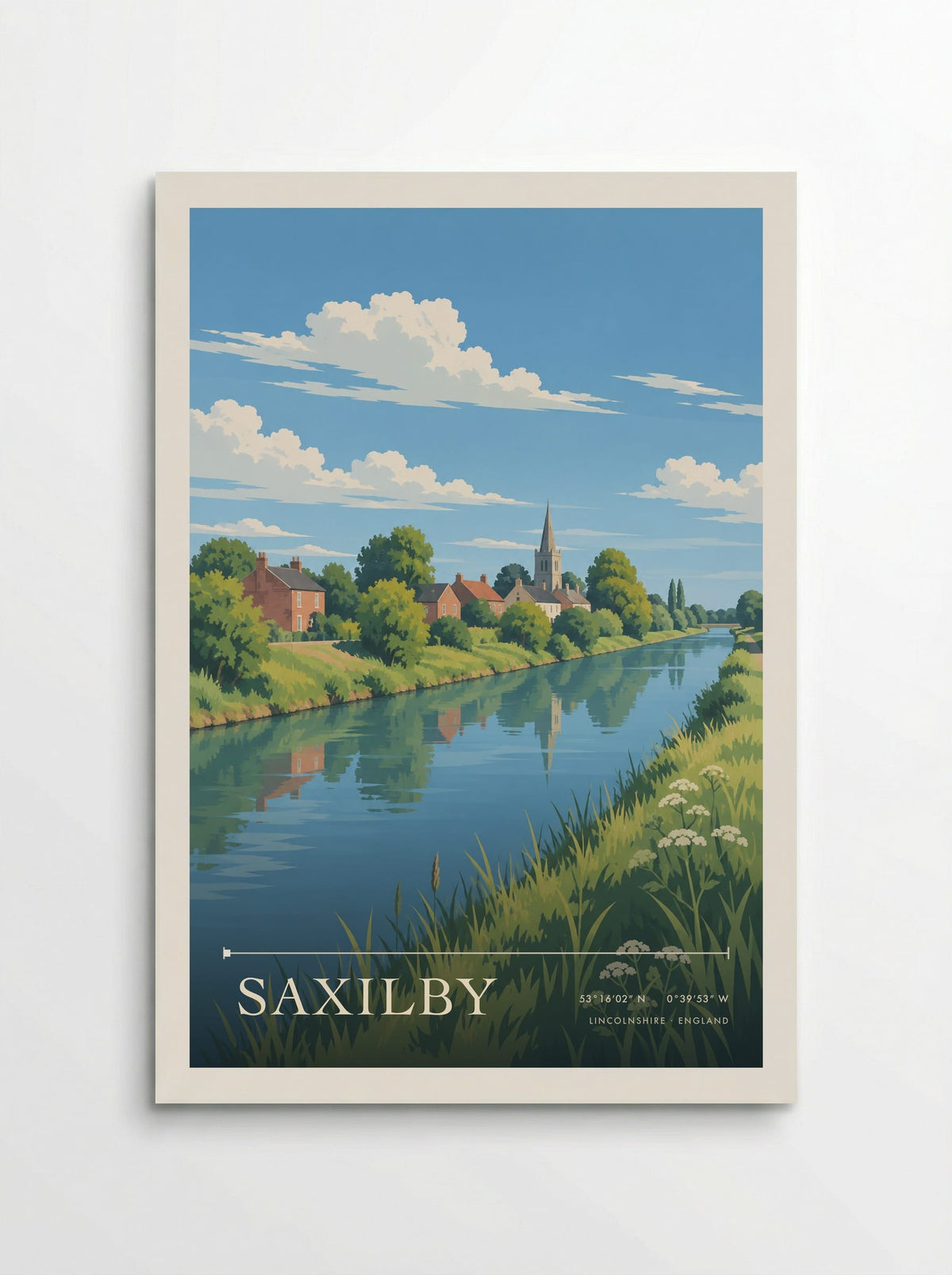 Saxilby, Lincolnshire | Travel Poster - Poster
