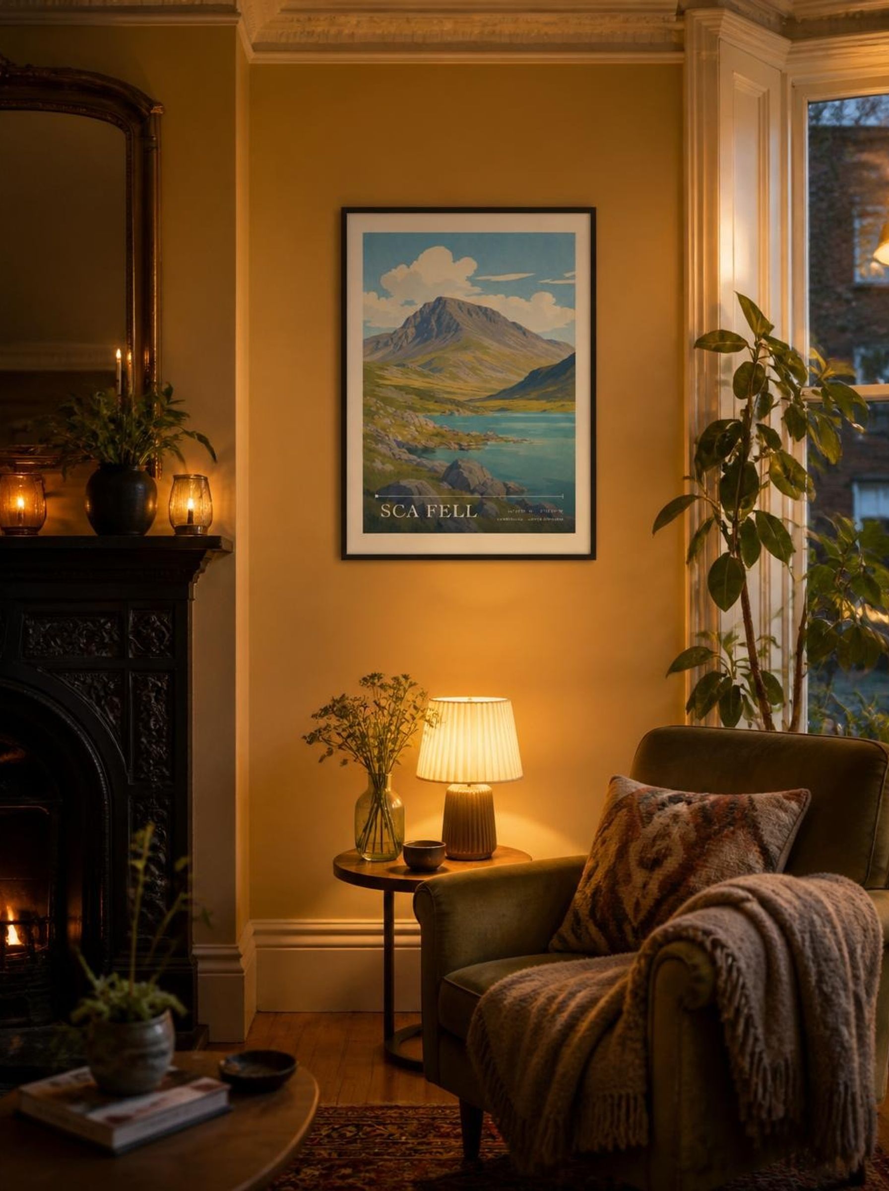 Sca Fell Cumberland United Kingdom Travel Poster - Lifestyle
