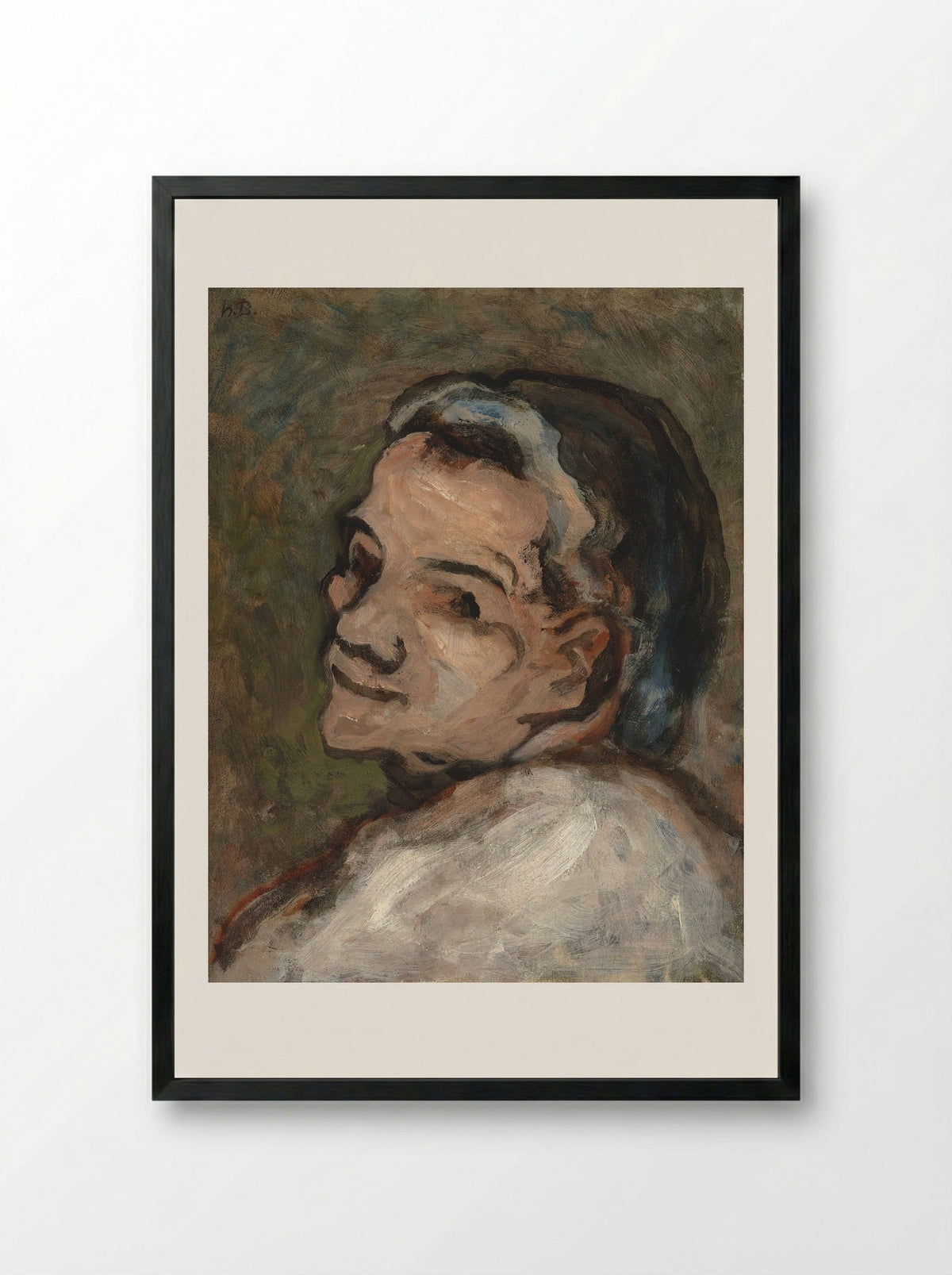 Scapin - Honoré-Victorin Daumier - Framed Print Black