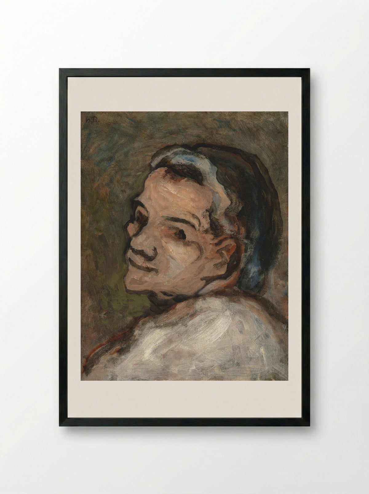 Scapin - Honoré-Victorin Daumier - Framed Print Black