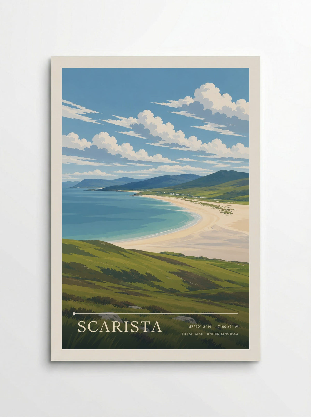 Scarista, Eilean Siar | Travel Poster - Poster