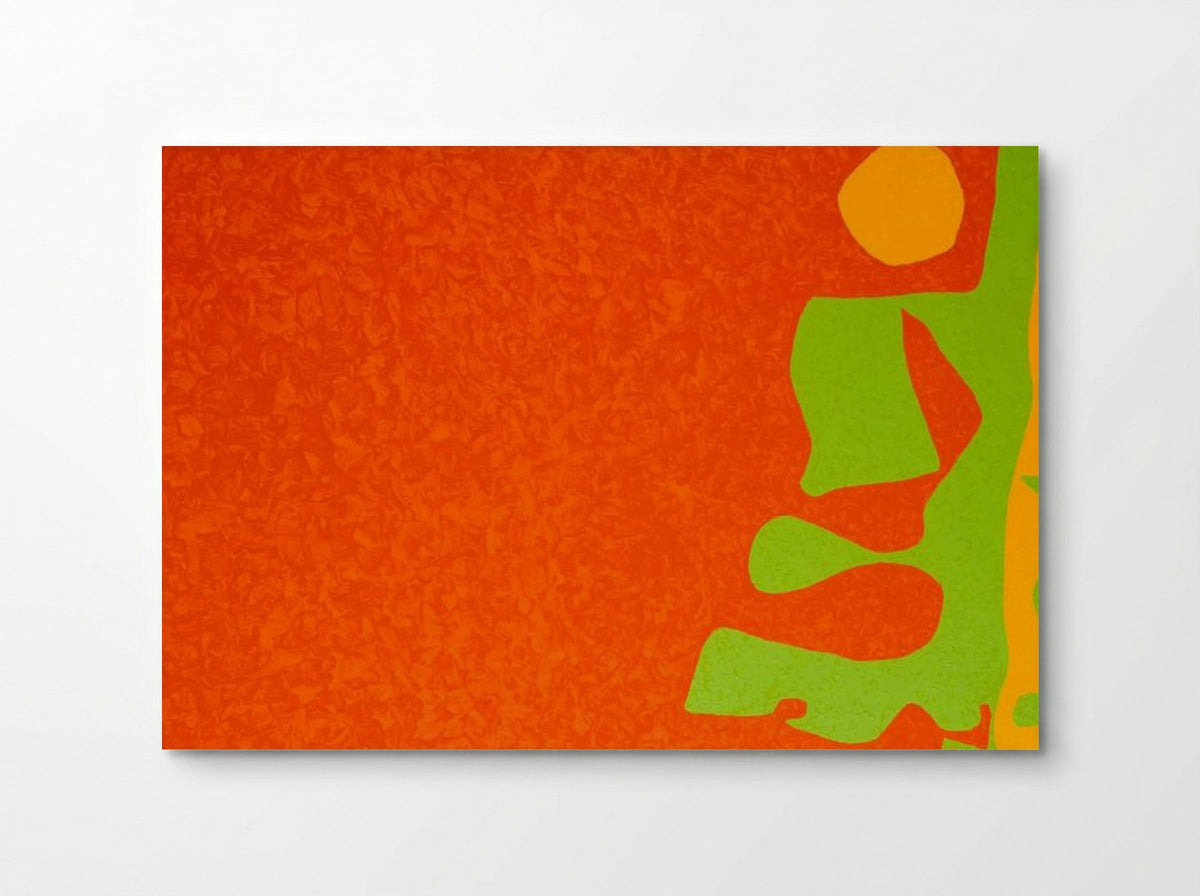 Scarlet, Emerald, and Orange: July-September 1976 - Patrick Heron - Poster