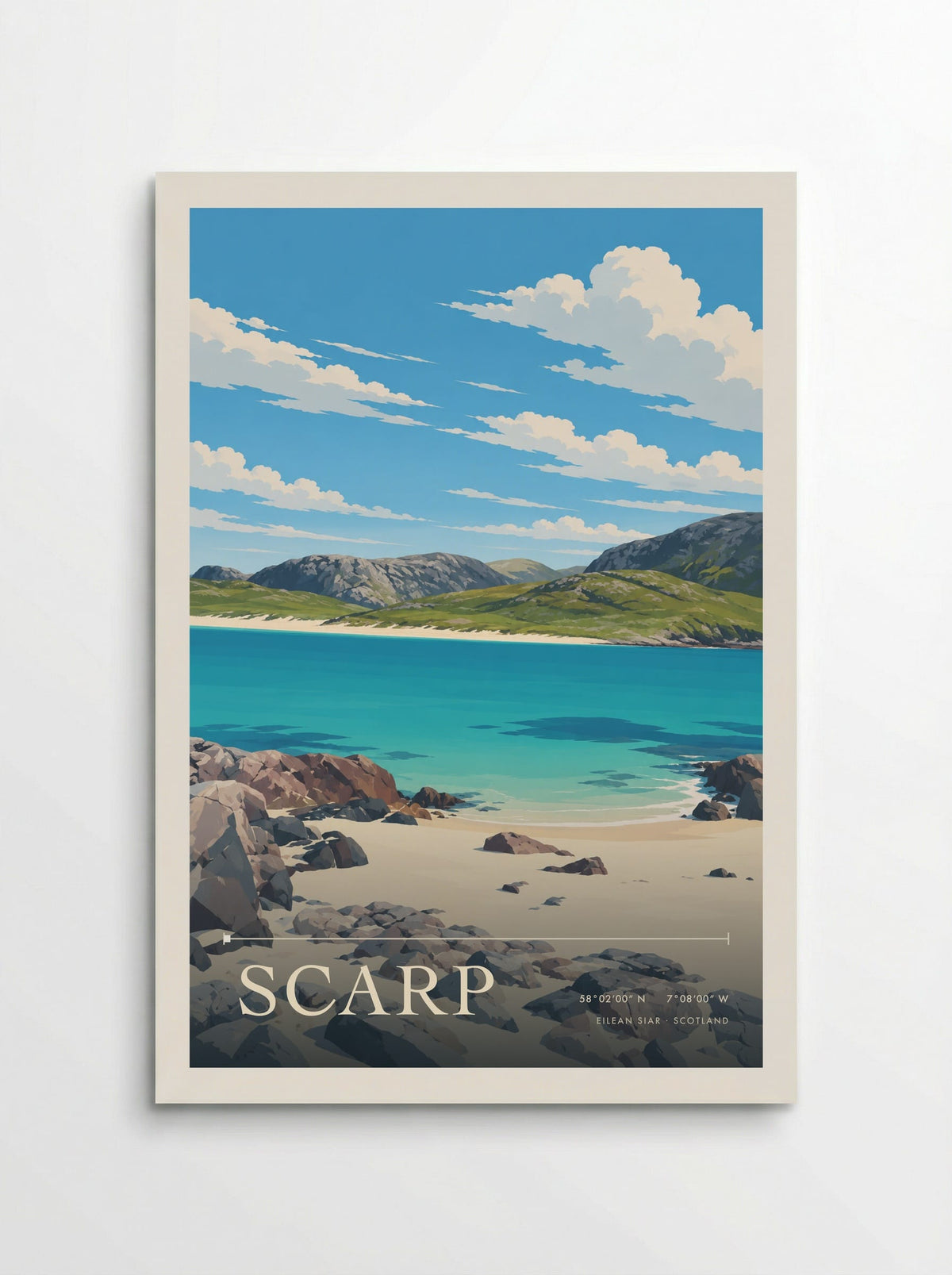 Scarp, Eilean Siar | Travel Poster - Poster