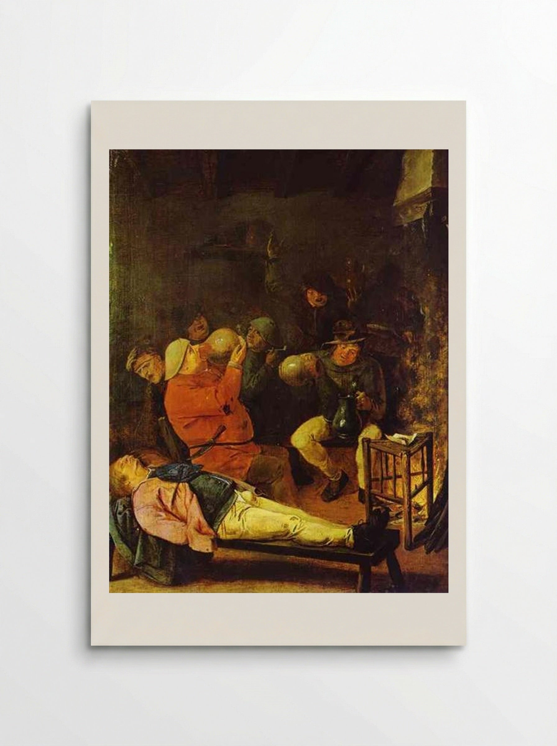 Scene at the Inn - Adriaen Brouwer - Poster