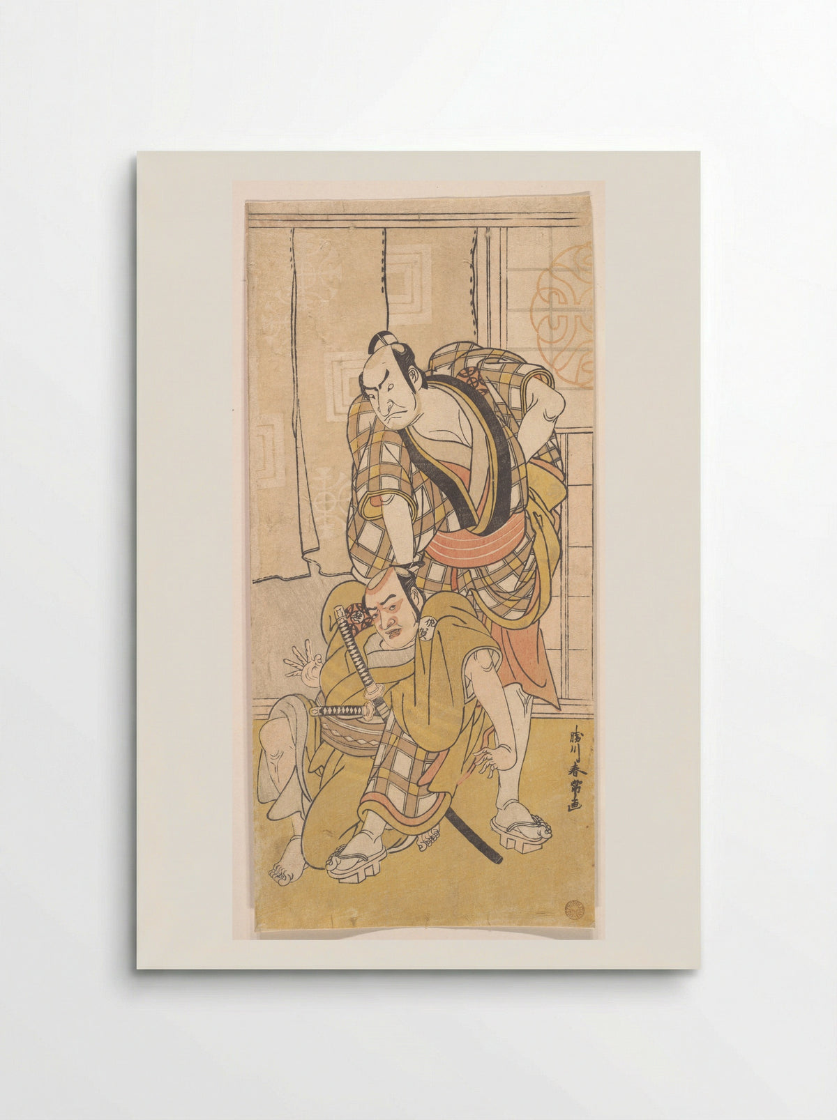 Scene from a Play - Katsukawa Shunjō - Poster