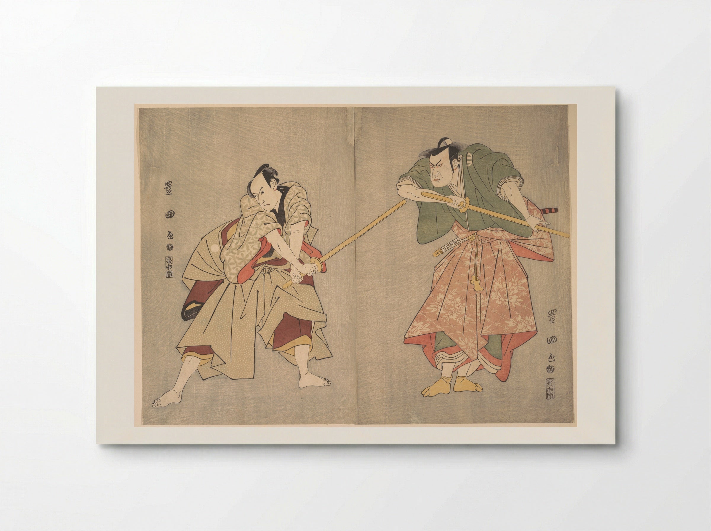 Scene from an Unidentified Drama - Utagawa Toyokuni I - Poster