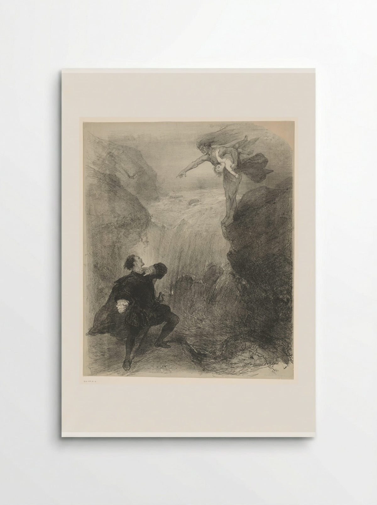 Scene from the Ballet 'The Monster and the Magician' - Charles Rochussen - Poster