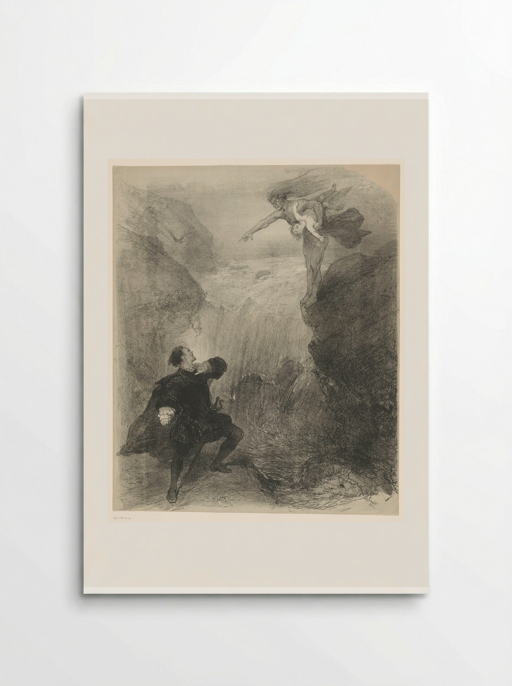 Scene from the Ballet 'The Monster and the Magician' - Charles Rochussen - Poster
