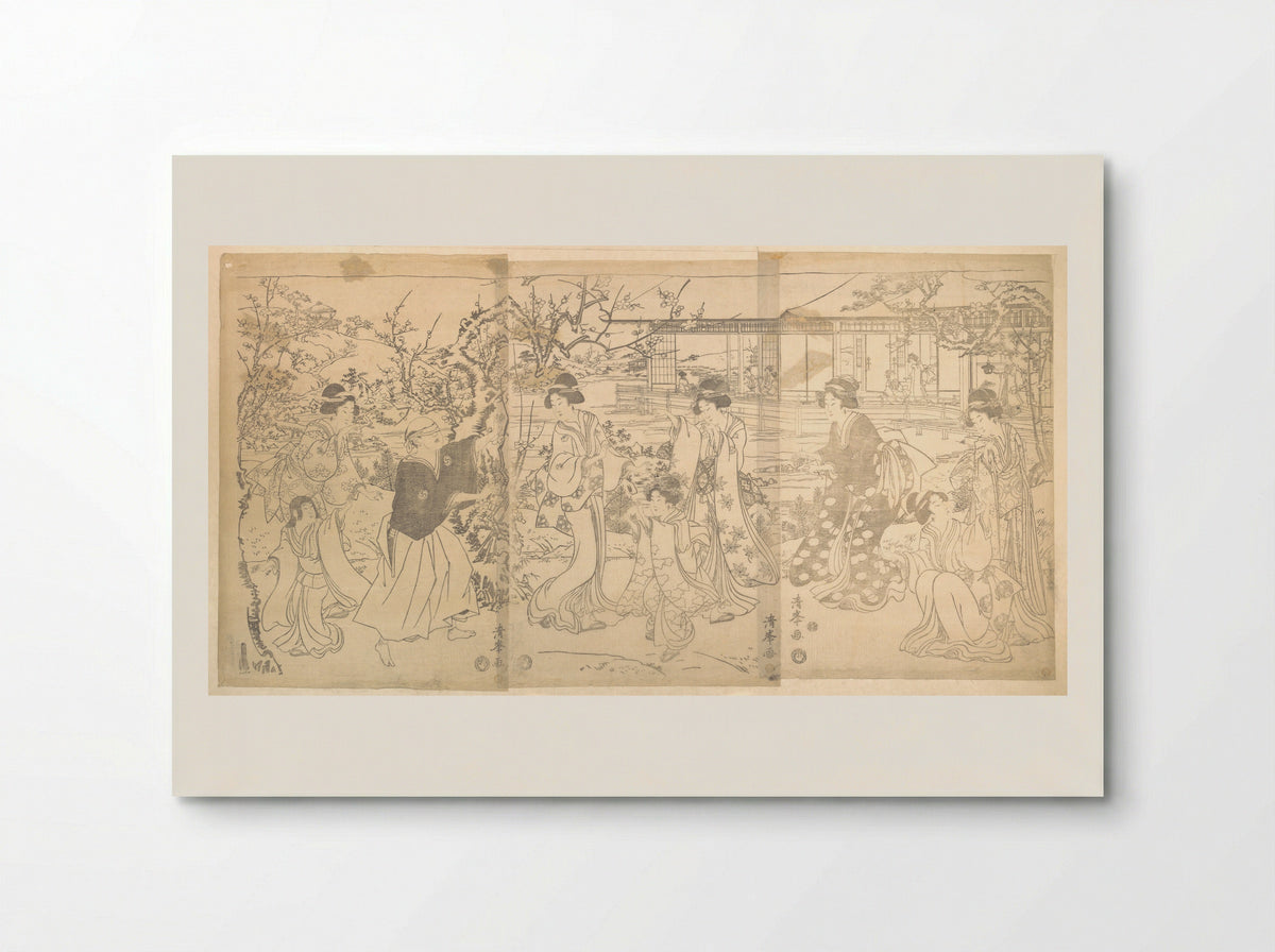 Scene from the Chushingura (Vendetta of the 47 Loyal Retainers) - Torii Kiyomine - Poster
