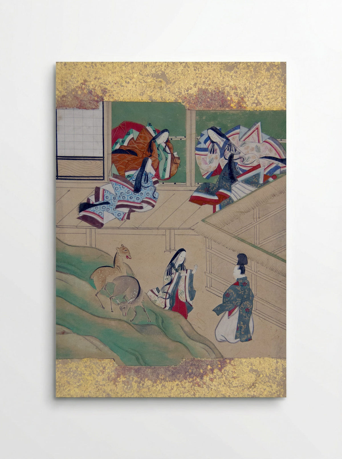 Scenes from Tales of Ise (Ise monogatari) - Tosa School - Poster