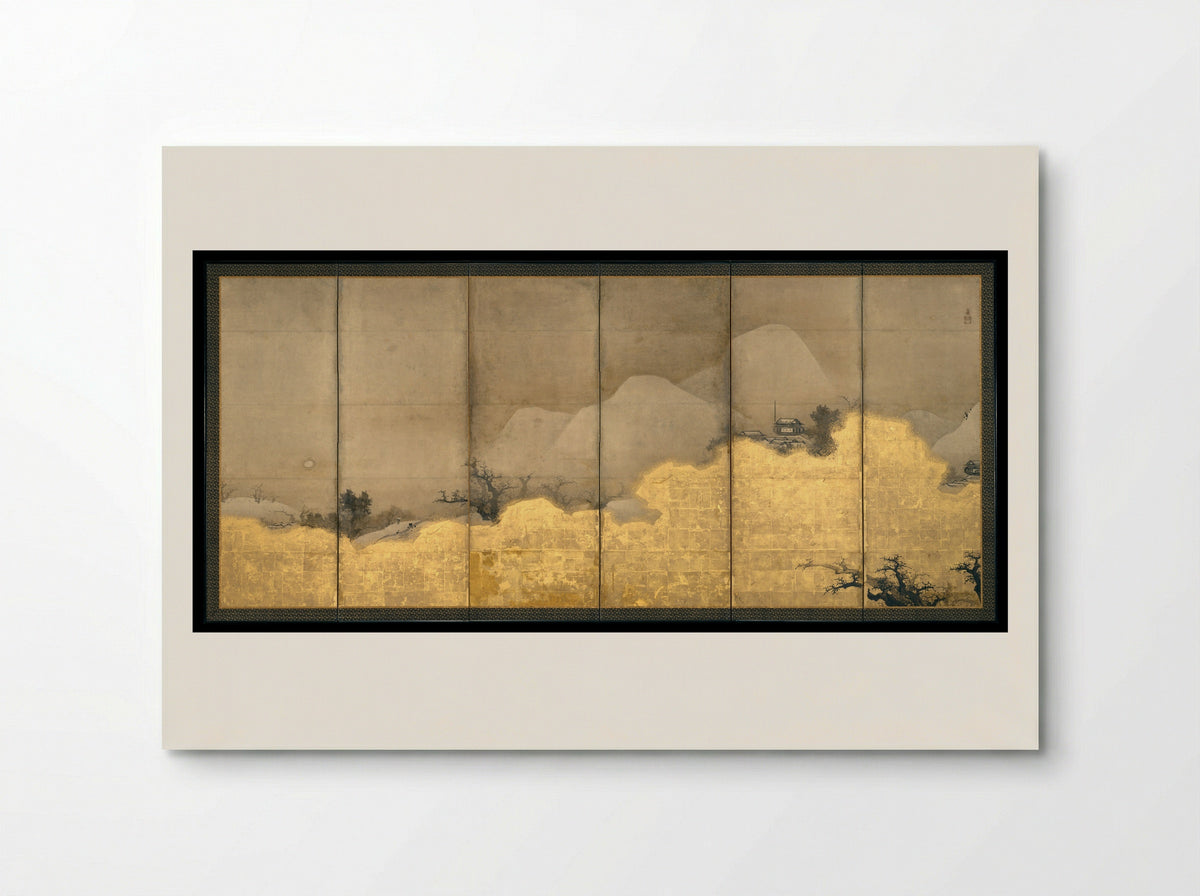 Scenes from the Eight Views of the Xiao and Xiang Rivers - Unkoku Tōeki - Poster