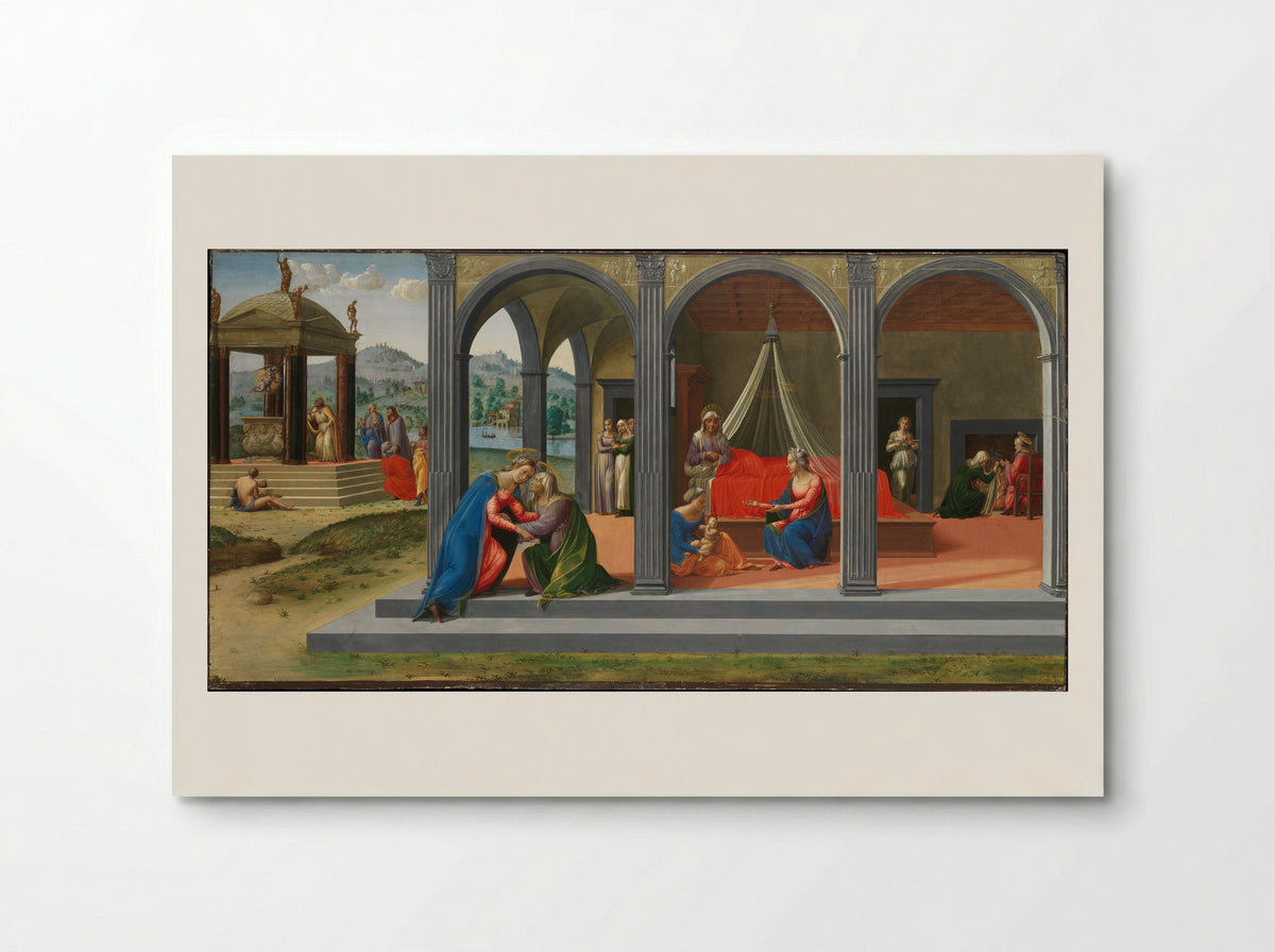 Scenes from the Life of Saint John the Baptist - Francesco Granacci - Poster