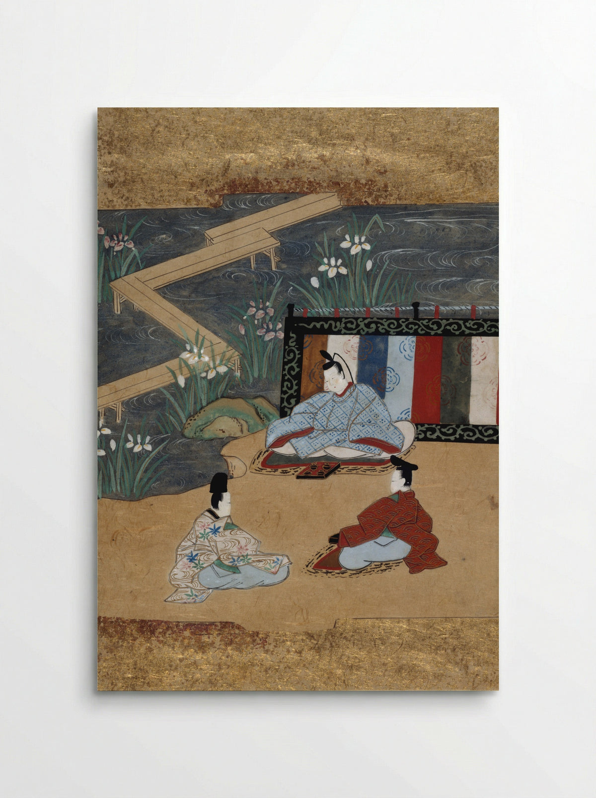 Scenes from the Tales of Ise (Ise monogatari) - Tosa School - Poster