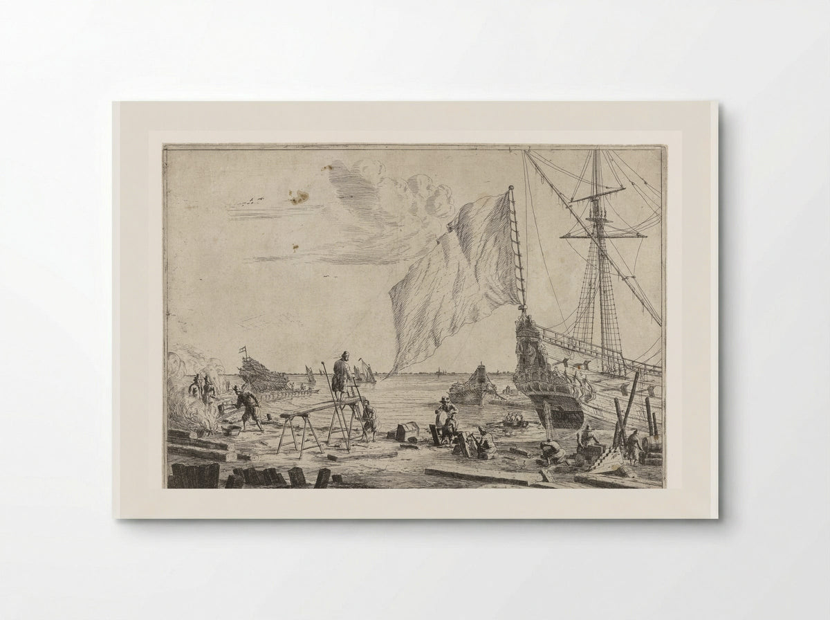 Scheepswerf (Shipyard) - Reinier Nooms - Poster