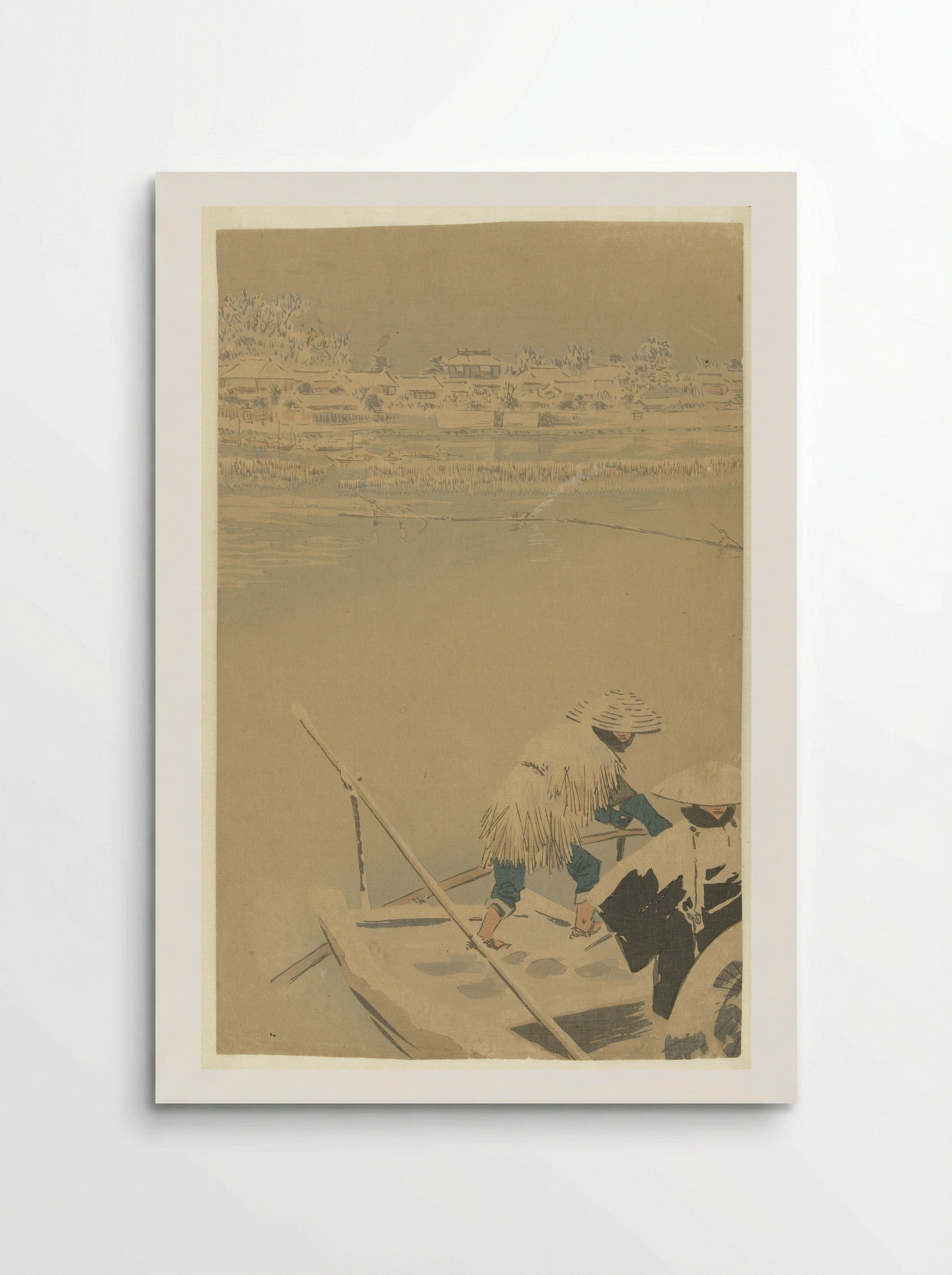 Schemersneeuw te Matsuchiyama - Fine Art Print - Poster