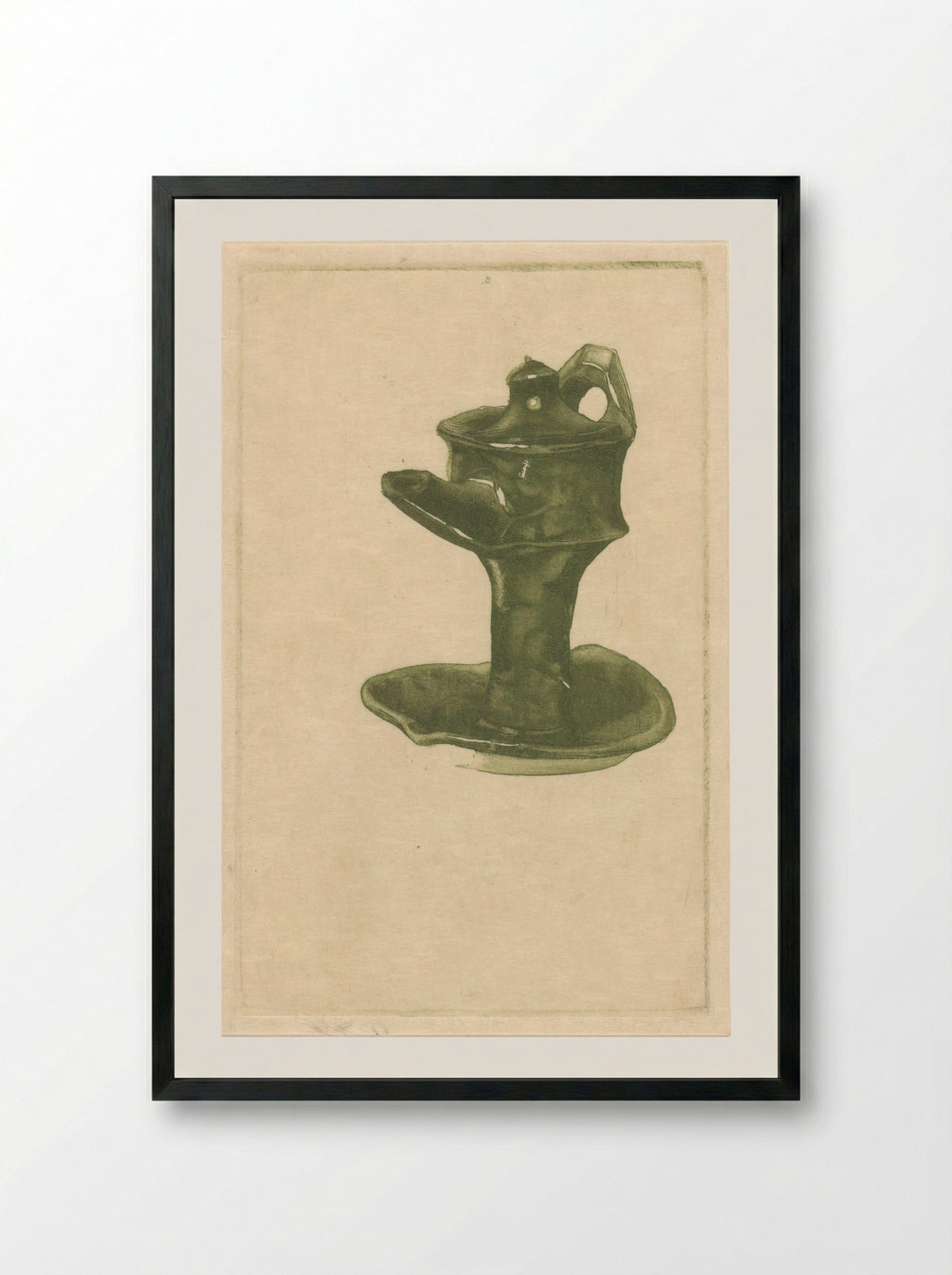 Schenkkan (Ewer) - Frans Everbag - Framed Print Black