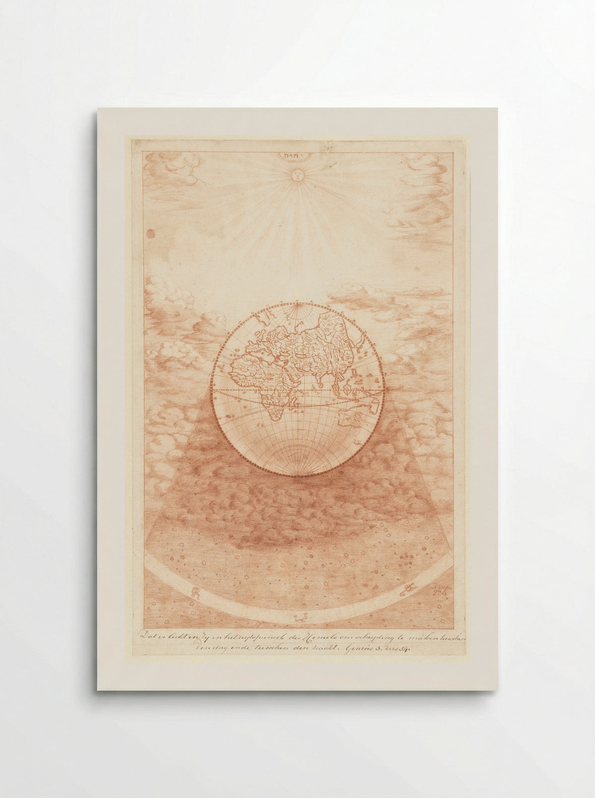 Schepping van licht en donker - Herman Coets - Poster