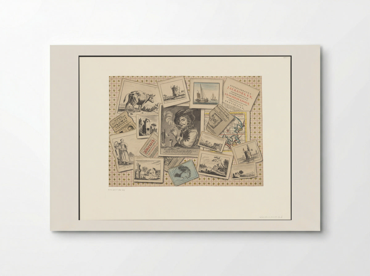 Schijnbedrieger met de Pissende koe van Paulus Potter - D.F. Robart - Poster