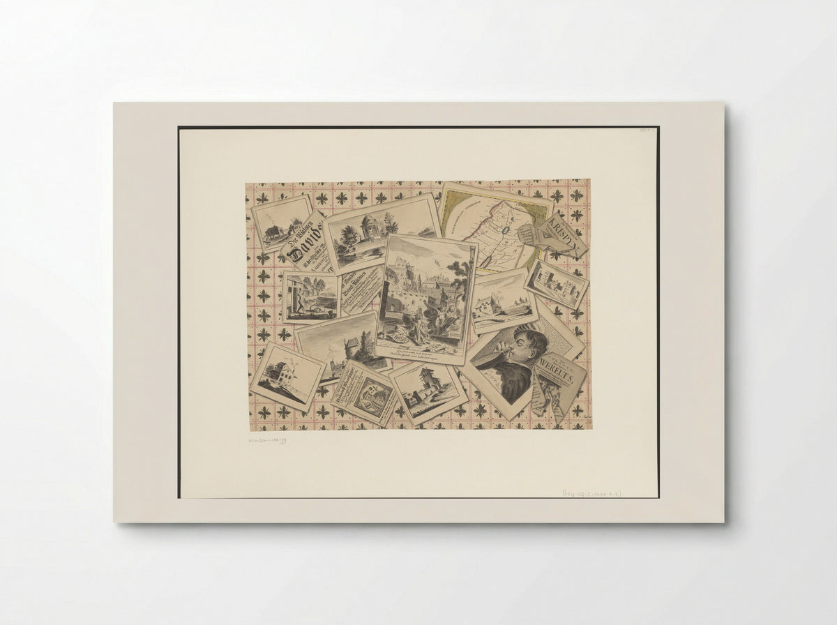 Schijnbedrieger met de prent Die licht gelooft wort licht bedrogen - D.F. Robart - Poster