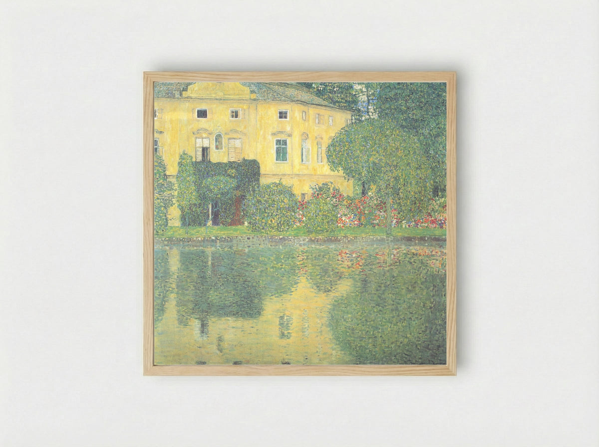 Schloss Kammer on the Attersee IV - Gustav Klimt - Framed Print Wood