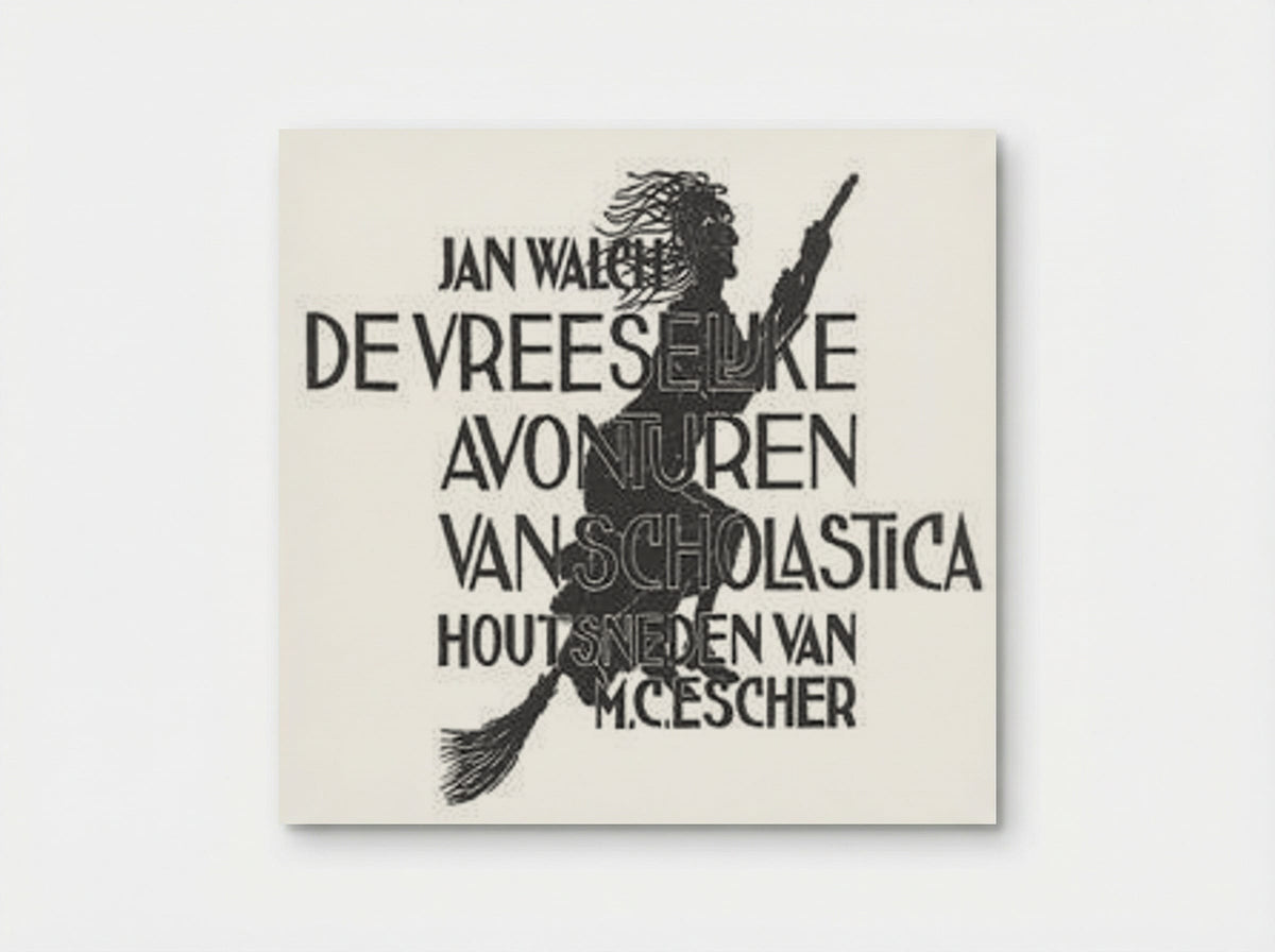 Scholastica (Book Cover) - M.C. Escher - Poster