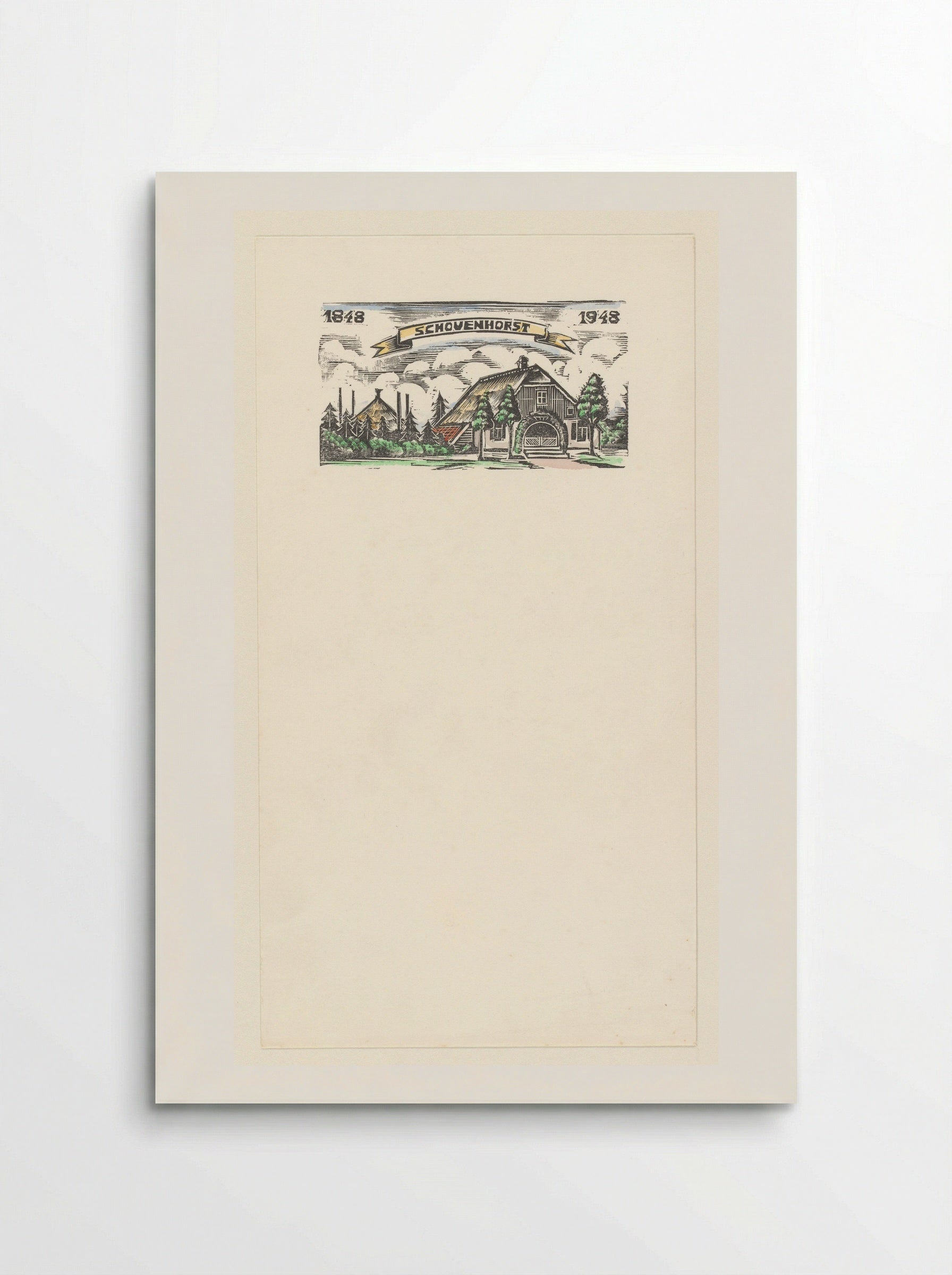 Schovenhorst (Commemorative Illustration) - Jo Bezaan - Poster